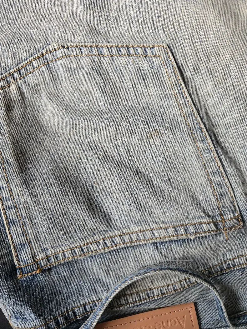 Acne Studios Acne Studios size S Splatter Wash Denim Shorts, Light Blue, Size US 30 / EU 46 - 6 Thumbnail