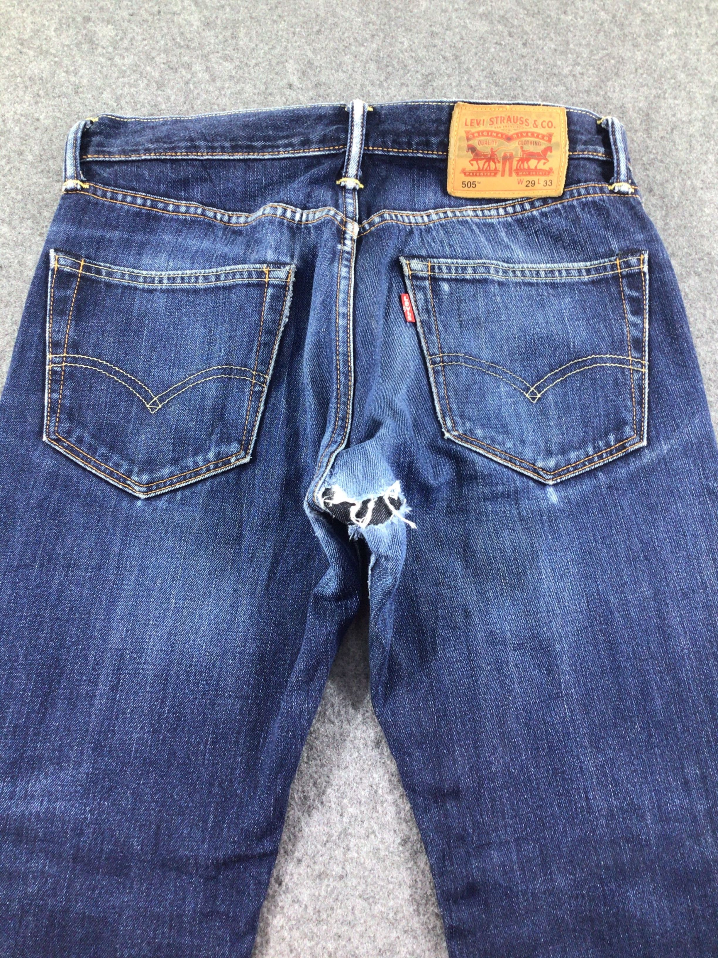 Levi's × Vintage Levis 505 Jeans-JM077 Size US 31 - 3 Thumbnail
