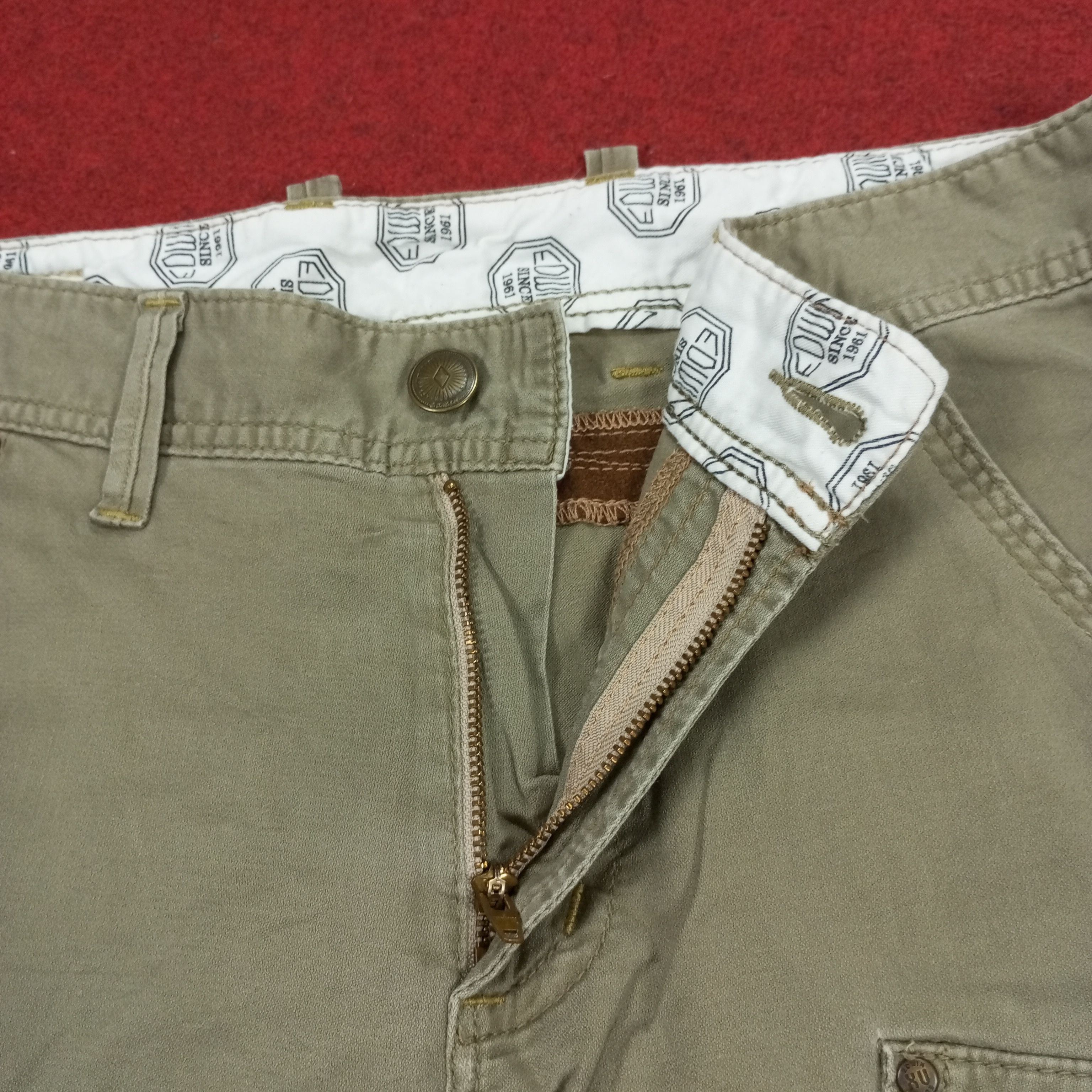 Edwin × Vintage Edwin Cargo Streetwear Style Pants Size US 32 / EU 48 - 12 Thumbnail