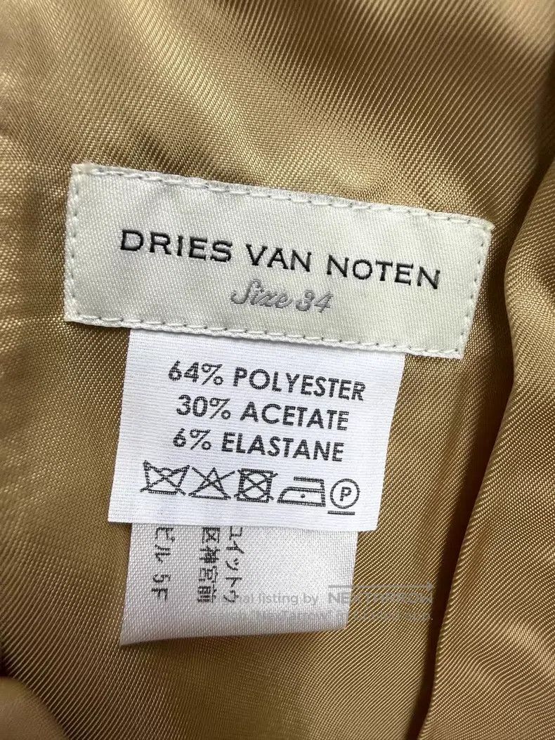 Dries Van Noten DRIES VAN NOTEN Ceramic Embroidered Midi Skirt Size 33" - 8 Thumbnail