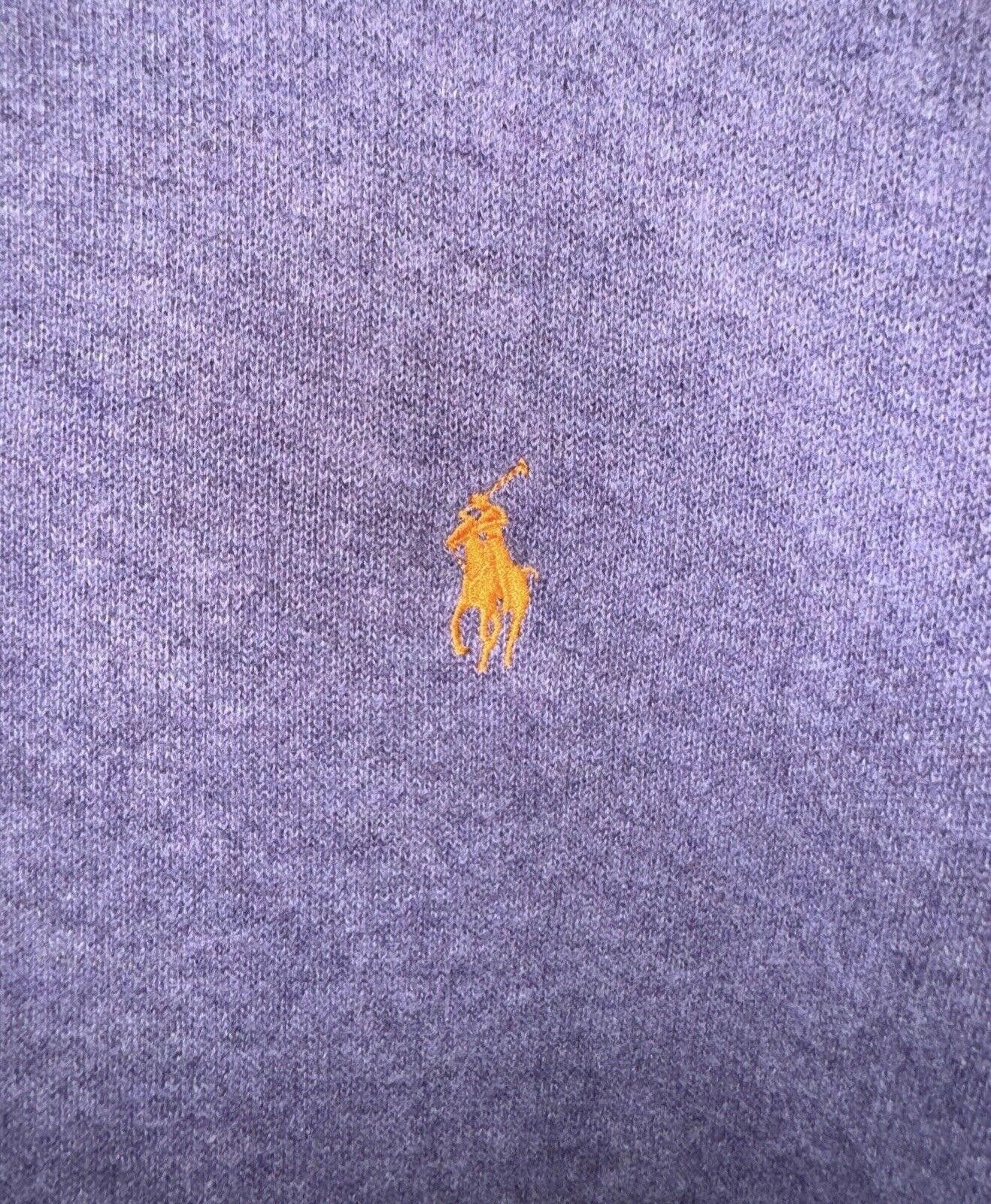 Polo Ralph Lauren Vintage Polo Ralph Lauren Purple Pony 1/4 Zip Sweater XL Size US XL / EU 56 / 4 - 3 Thumbnail