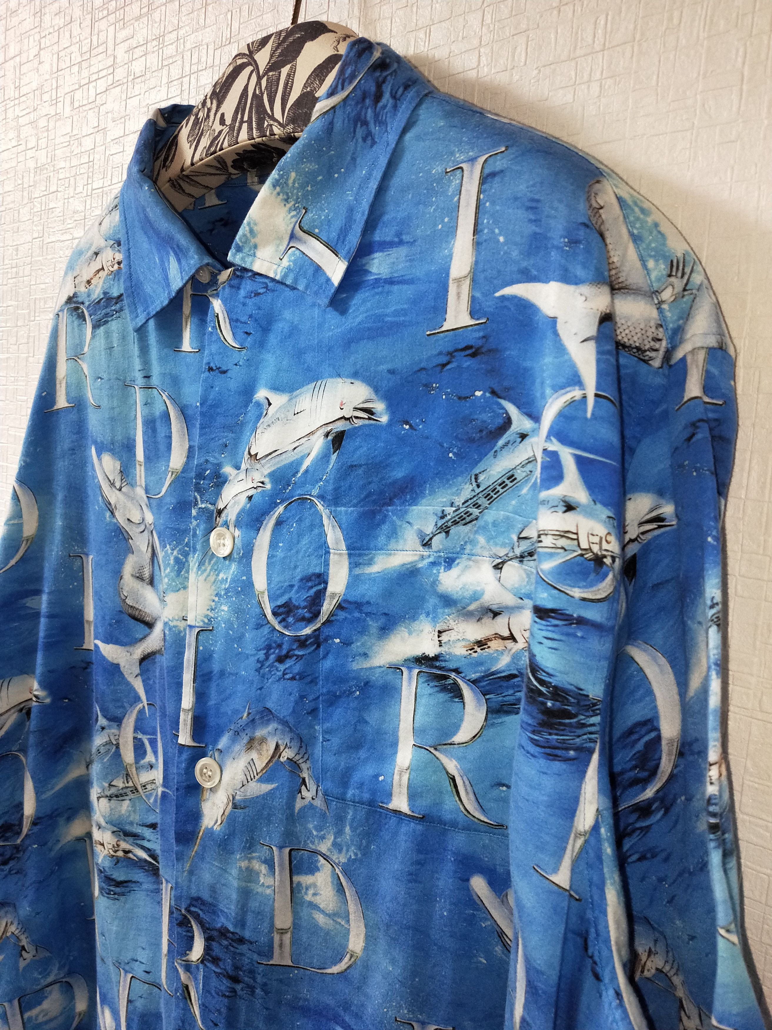 Dior Sorayama Dolphin Shirt Size US L / EU 52-54 / 3 - 3 Thumbnail