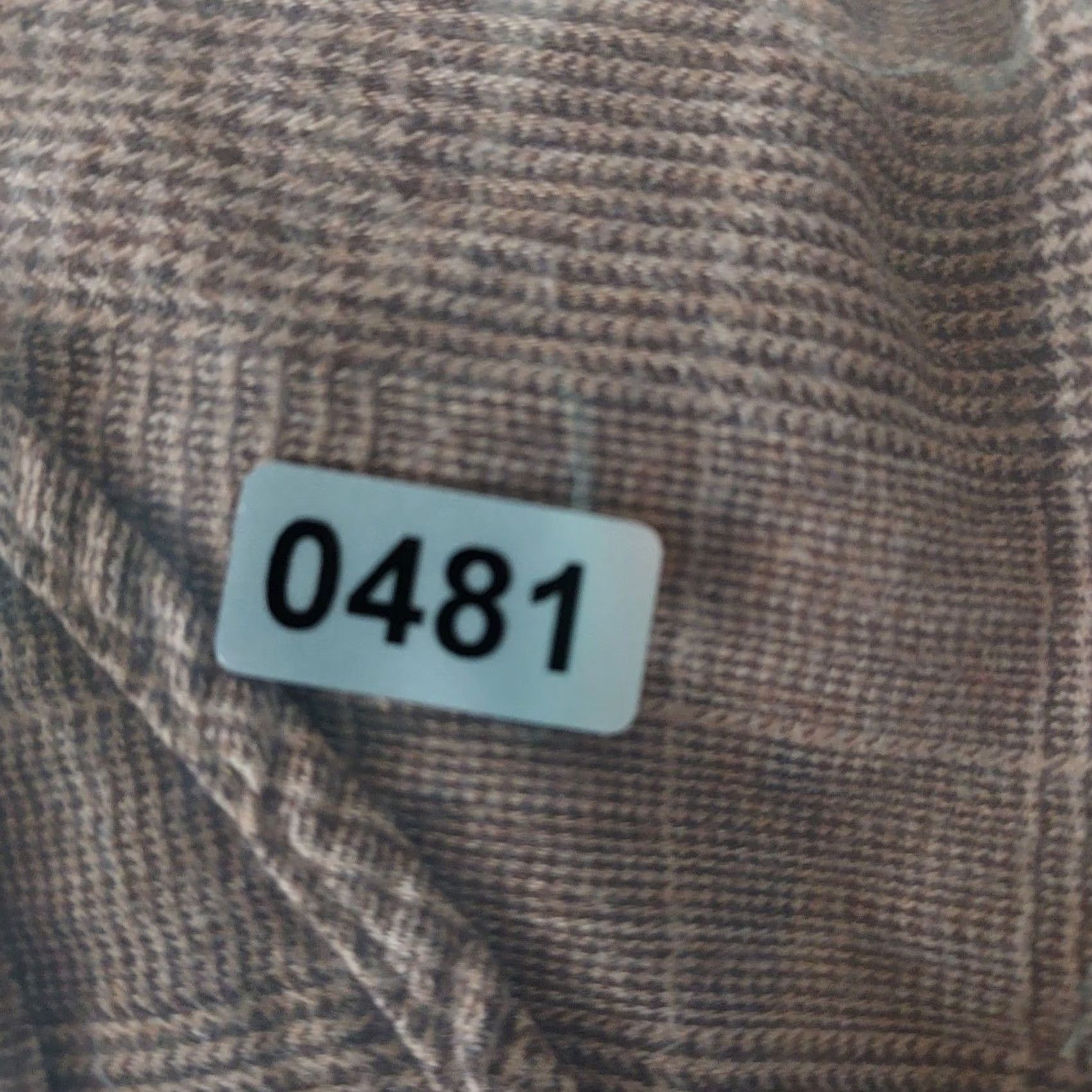 Jos. A. Bank Jos A Bank Reserve Mens XL Brown Plaid Tailored Fit Cotton Cashmere Shirt Size US XL / EU 56 / 4 - 8 Thumbnail
