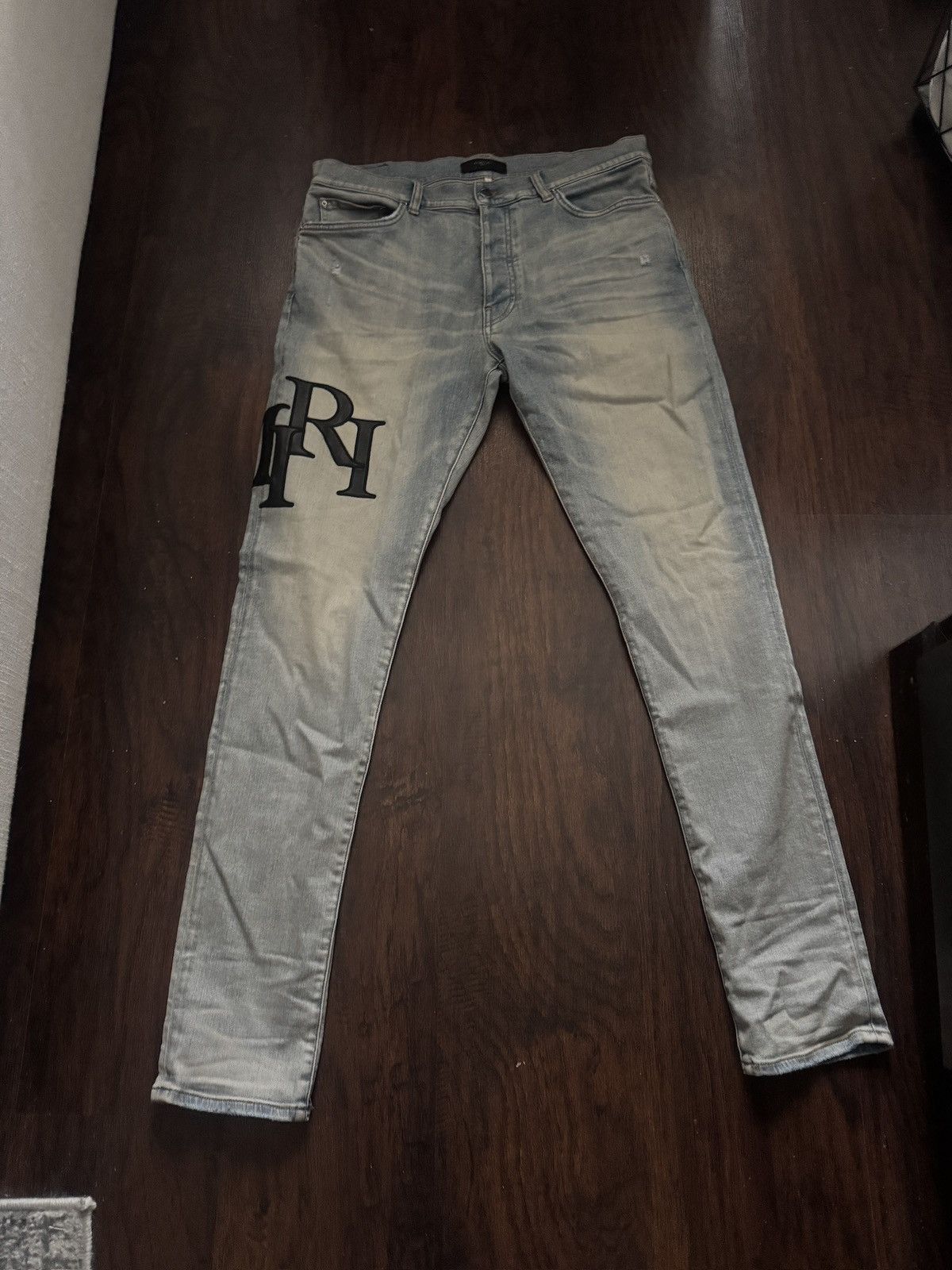 Amiri Amiri Embroidery Clay Indigo Size US 34 / EU 50 - 6 Thumbnail