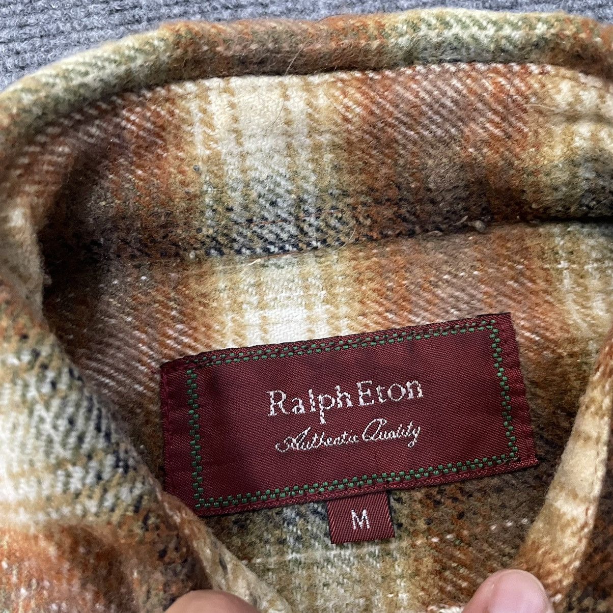 If Six Was Nine × Japanese Brand × Le Grande Bleu (L.G.B.) Ralph Eton Plaid Checkered Button Ups LGB Hideto Hide Style Size US M / EU 48-50 / 2 - 5 Thumbnail