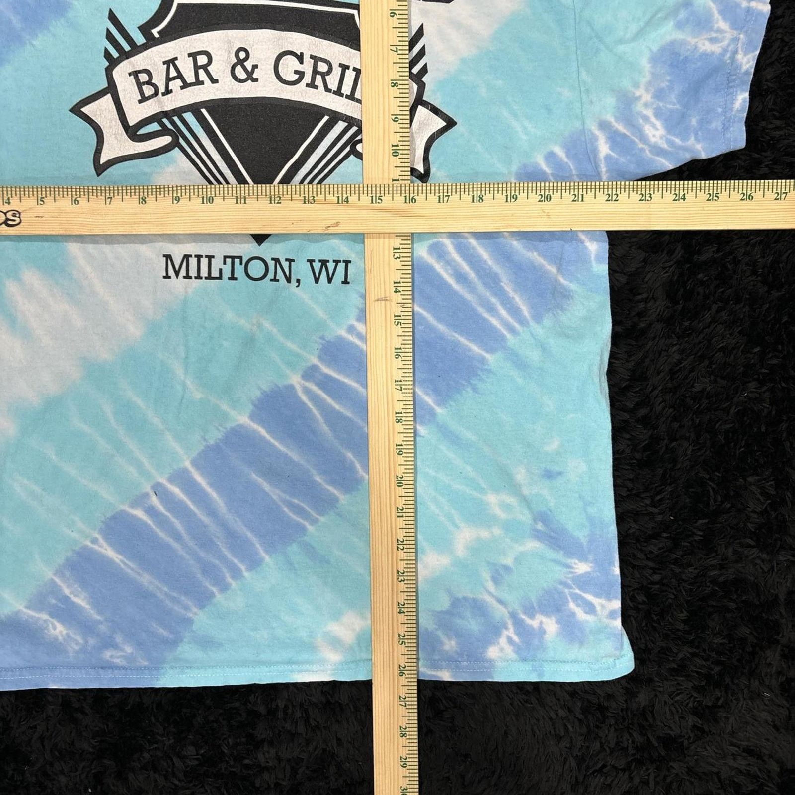 Other Multi blue tie dye bar tshirt Size US L / EU 52-54 / 3 - 5 Thumbnail