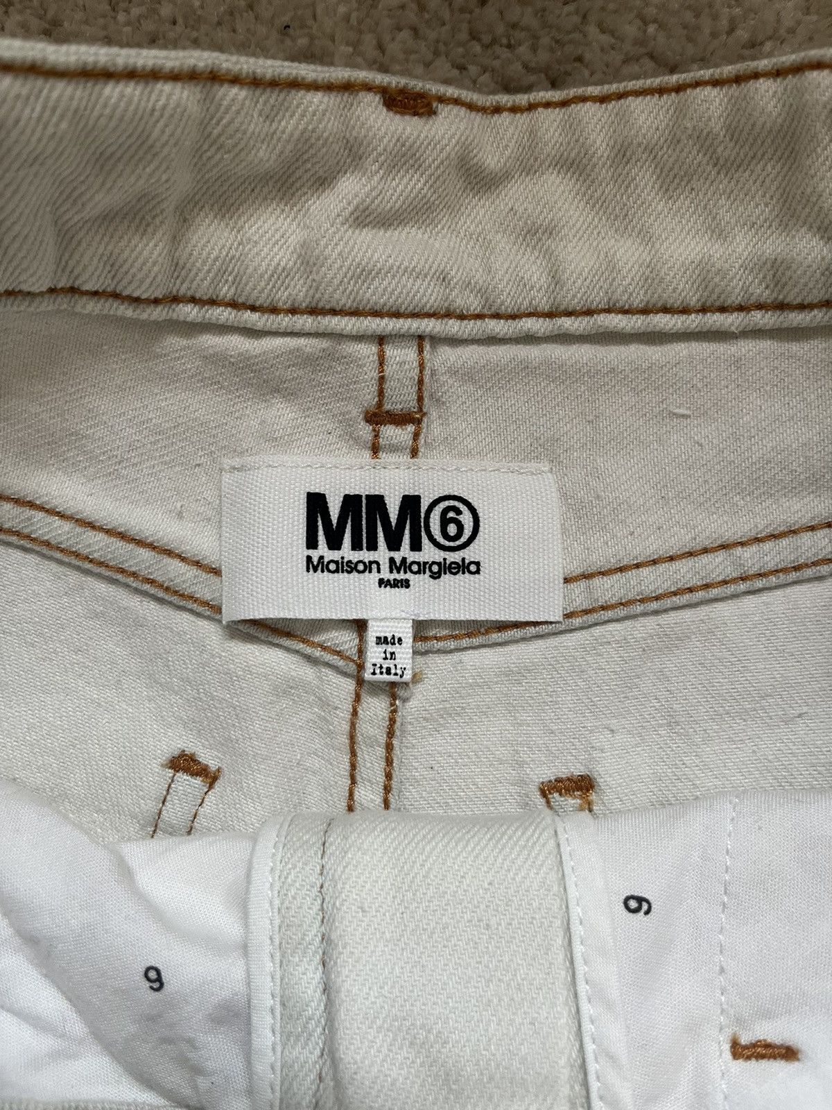 Maison Margiela Jean blanc/crème MM6 Size 28" / US 6 / IT 42 - 3 Thumbnail