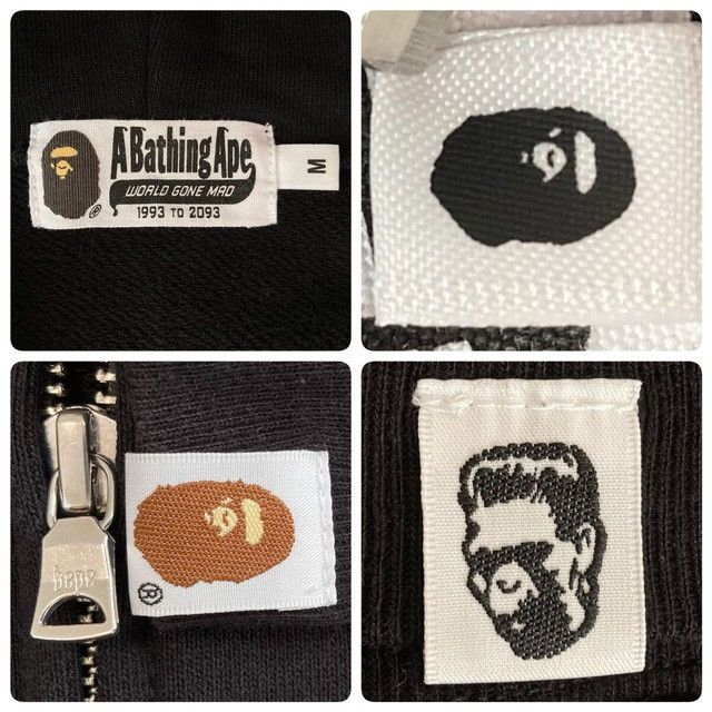 Bape BAPE WGM Shark full zip hoodie Black a bathing ape Size US M / EU 48-50 / 2 - 8 Thumbnail