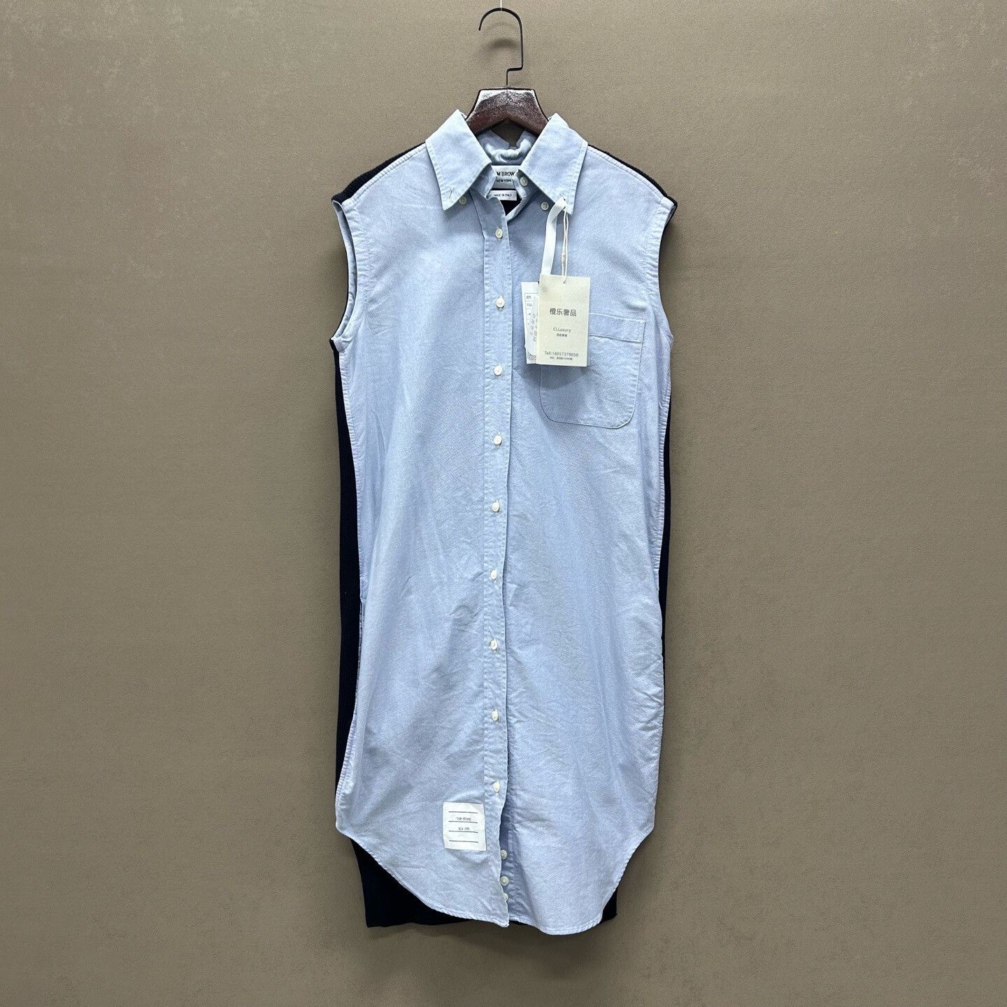 Thom Browne Thom Browne Patchwork Shirt Dress Size XS / US 0-2 / IT 36-38 - 1 Thumbnail