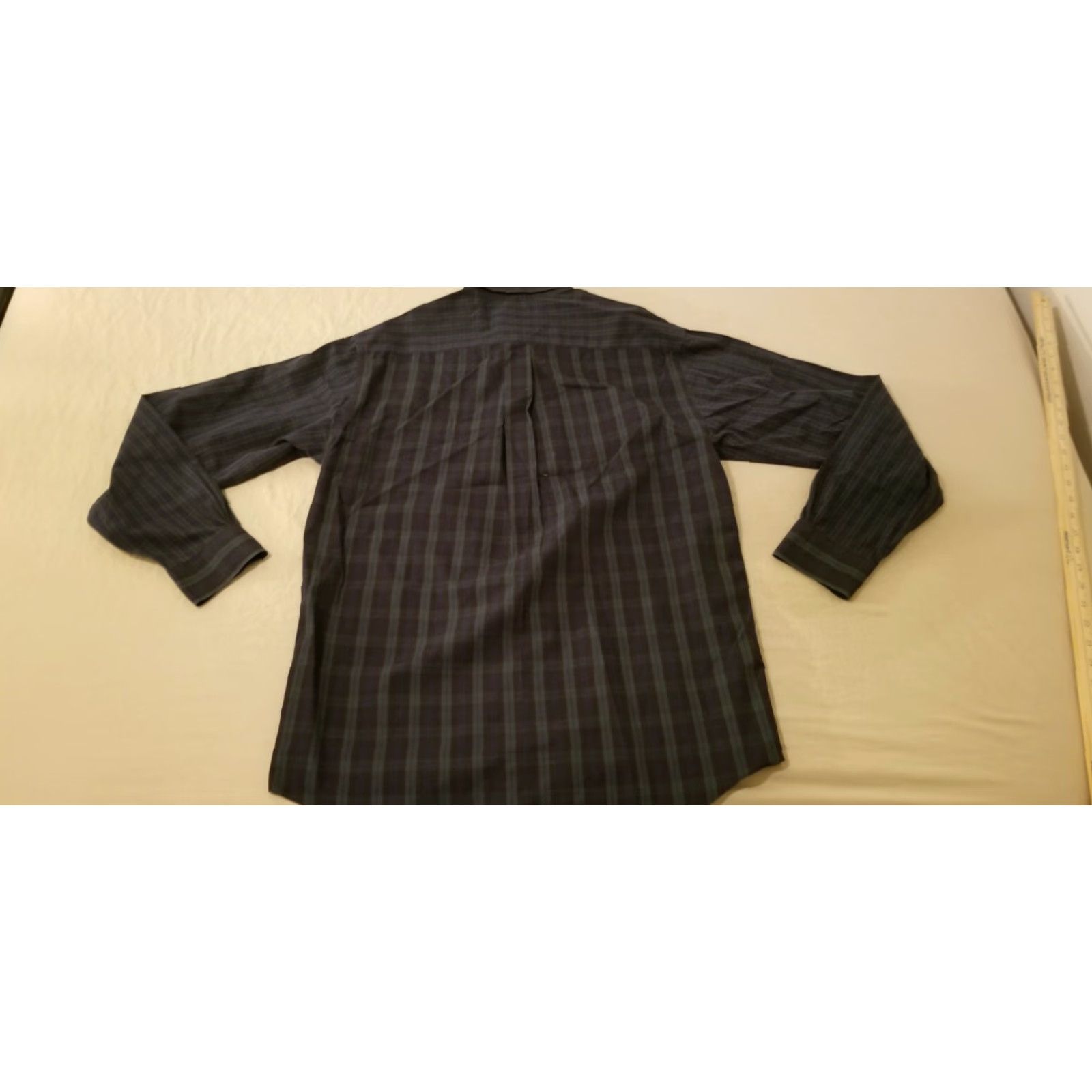 Brooks Brothers Brooks Brothers Dress Shirt Mens S Green Cotton Button Shirt Size 36R - 4 Thumbnail
