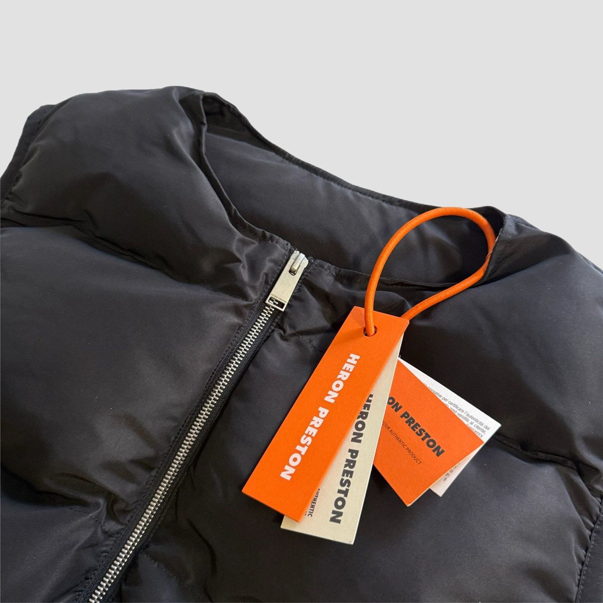 Heron Preston Heron Preston Logo Nylon Padded Vest Size US S / EU 44-46 / 1 - 8 Thumbnail