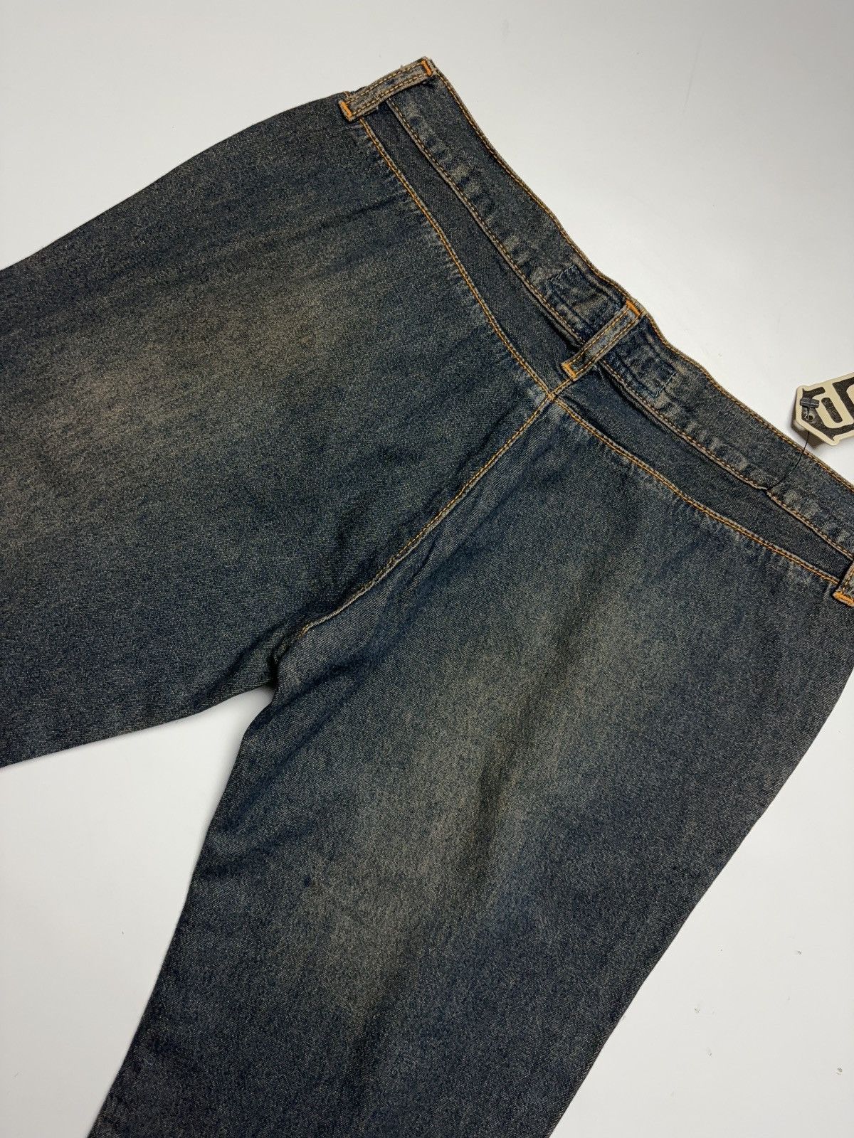 Vintage Vintage washed flared wide jeans denim pants 90s style Size 28" / US 6 / IT 42 - 9 Thumbnail