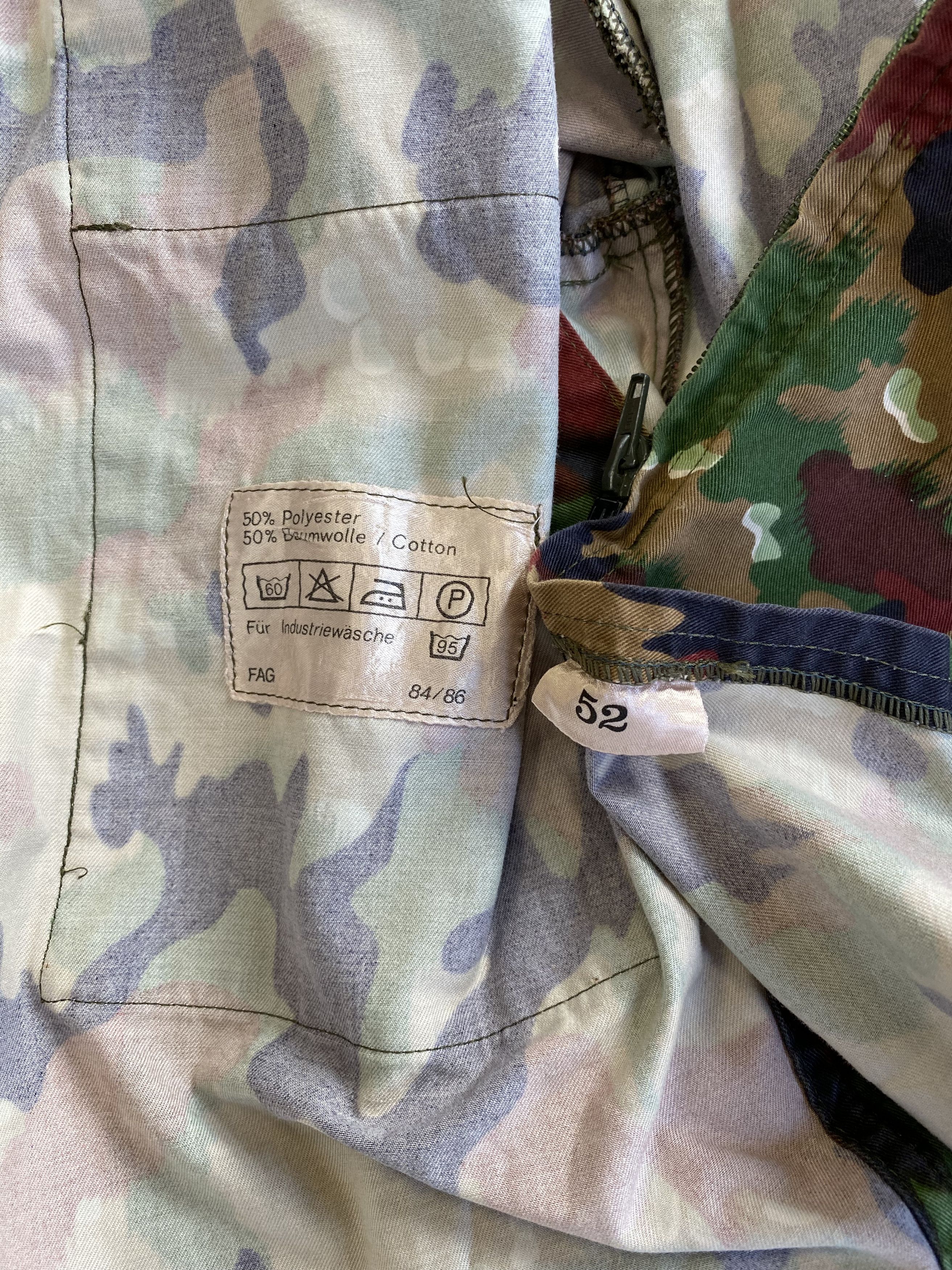 Vintage Swiss Army Camo Vintage Full Zip Overshirt Jacket Size US L / EU 52-54 / 3 - 5 Thumbnail