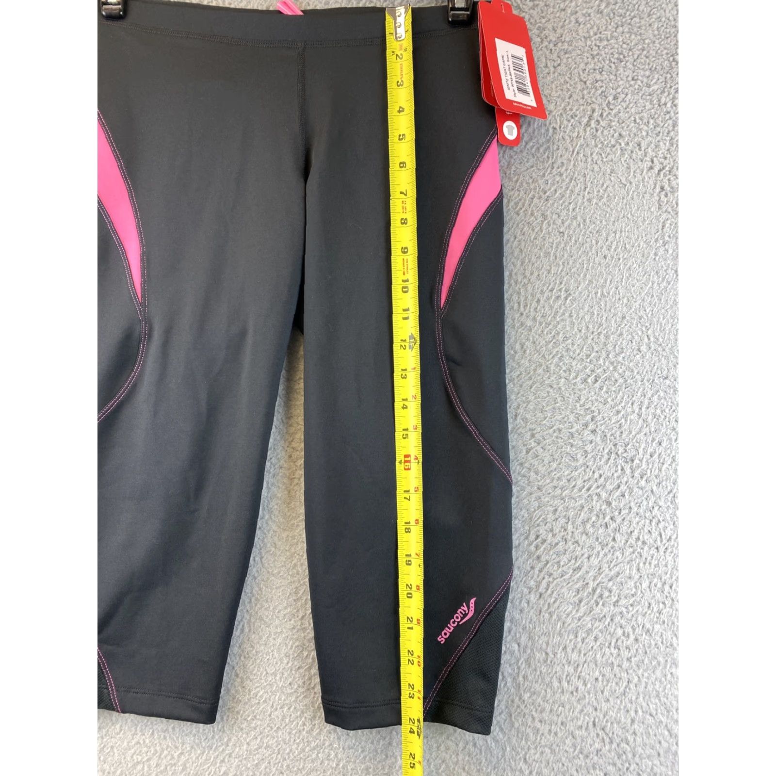 Saucony VINTAGE Saucony Women's Running Shorts Athletic Short Black Large Size 28" / US 6 / IT 42 - 5 Thumbnail