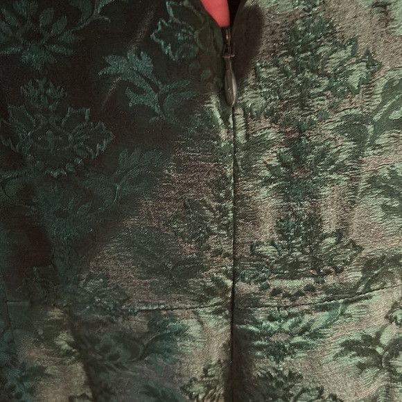 Sandro SANDRO Manon green jacquard romper sz 38 us 6 Size 28" / US 6 / IT 42 - 8 Thumbnail