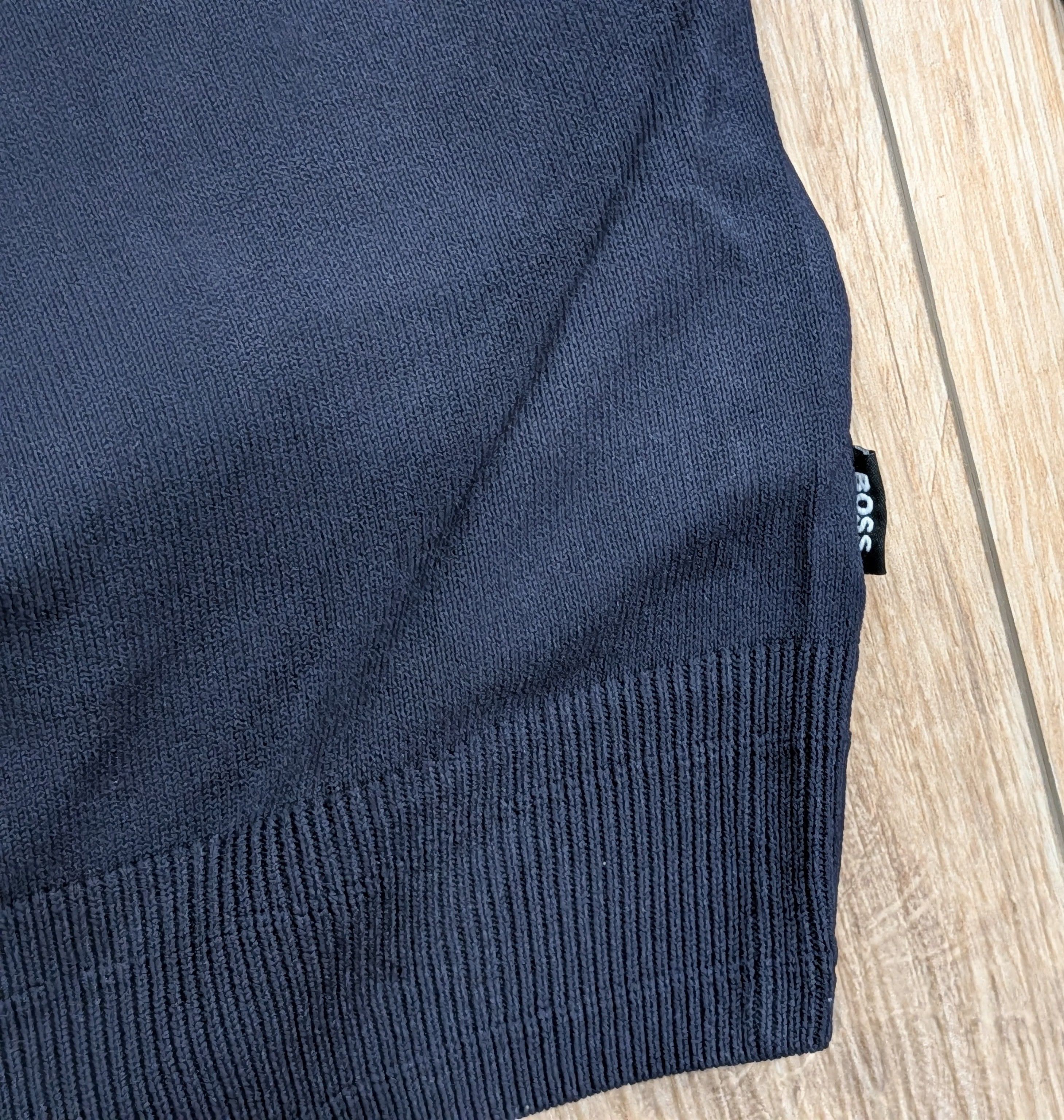 Hugo Boss BOSS Hugo Boss "Lobe" Crewneck Sweater Dark Blue 2XL Size US XXL / EU 58 / 5 - 3 Thumbnail