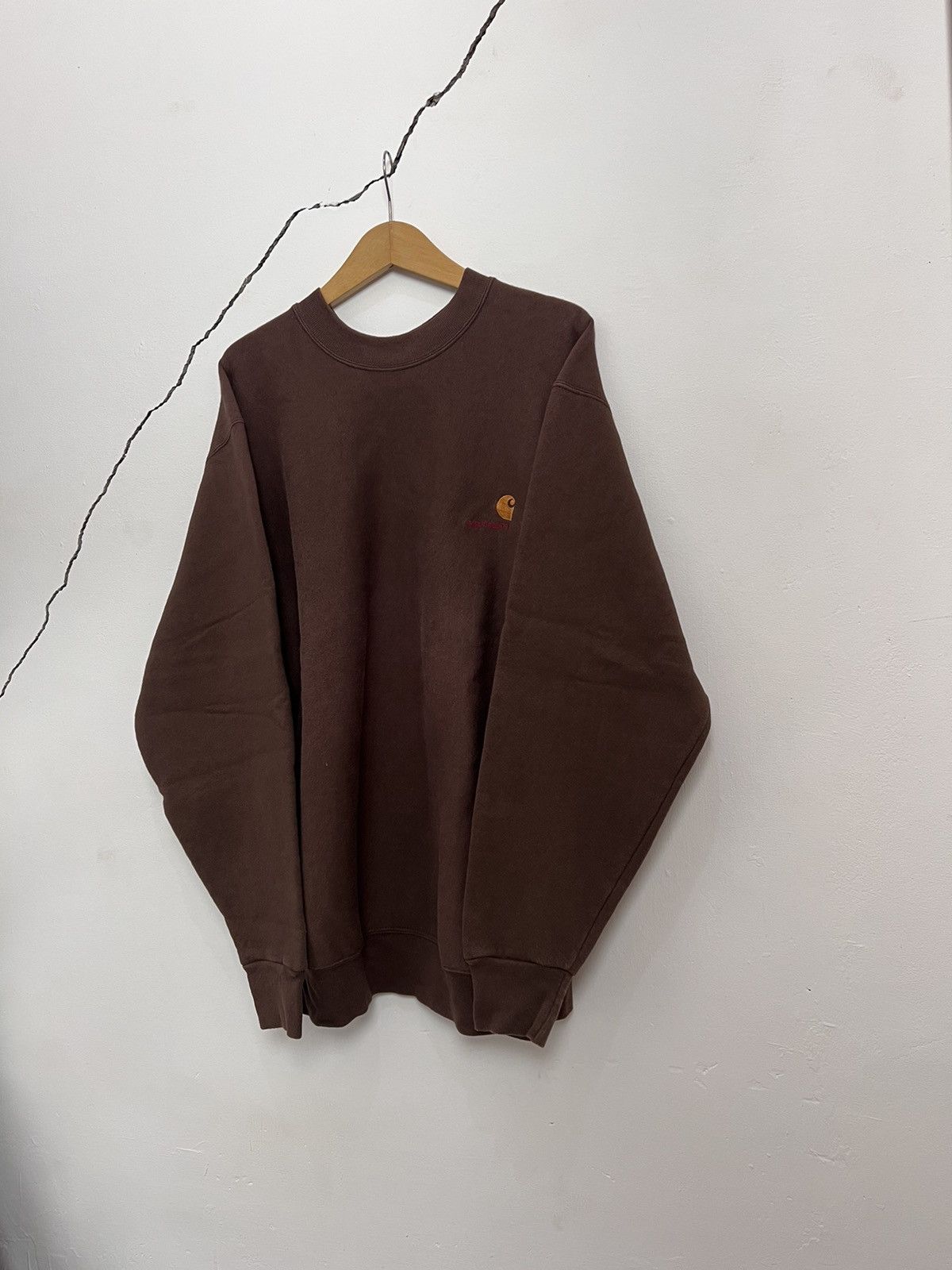 Carhartt 1980s Carhartt Brown Sweatshirt 80s Vintage Oakley Stussy Size US XL / EU 56 / 4 - 3 Thumbnail