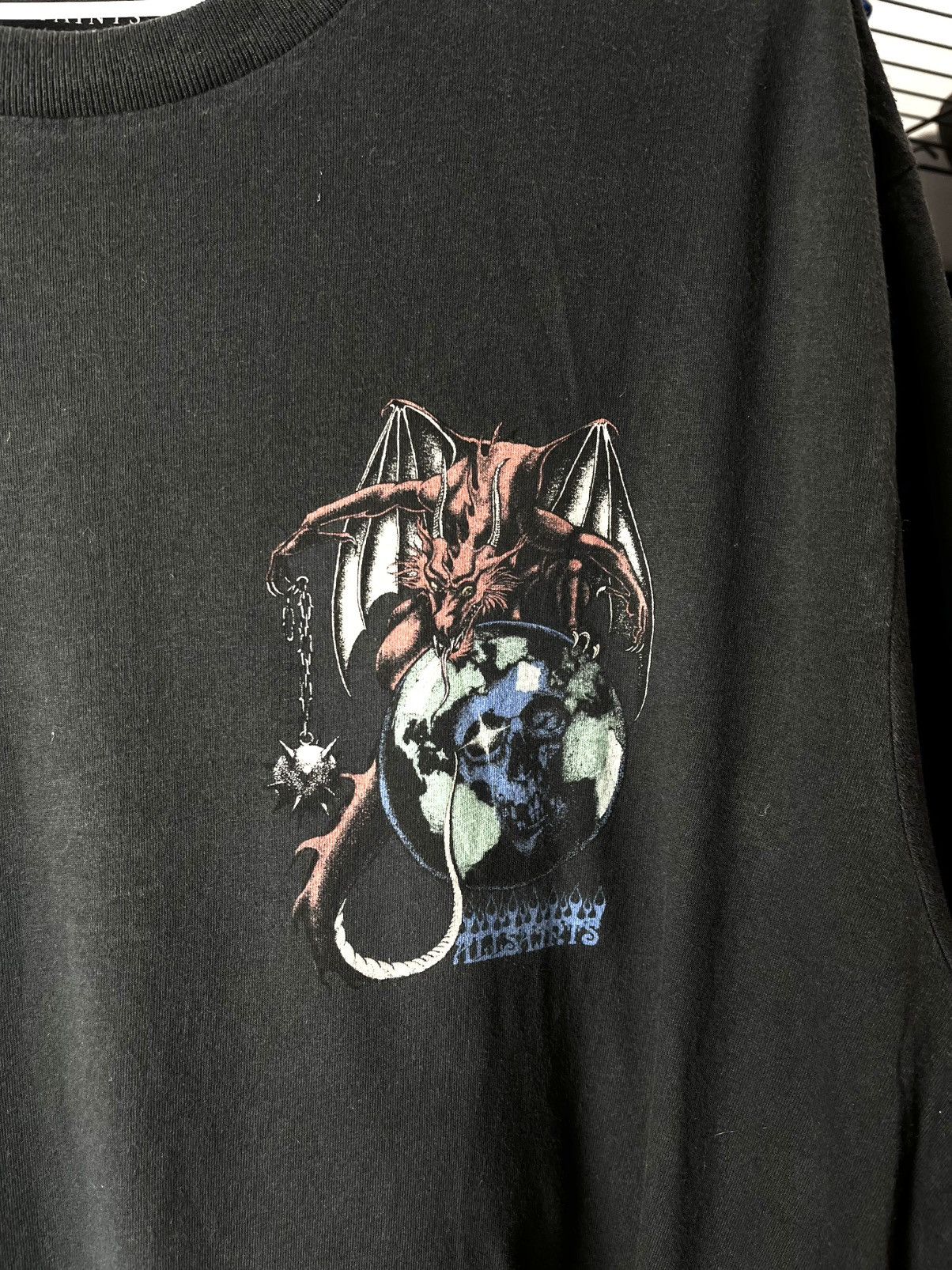 Allsaints Vintage Allsaints Dragon Skulls Graphic T Shirt Size US M / EU 48-50 / 2 - 3 Thumbnail