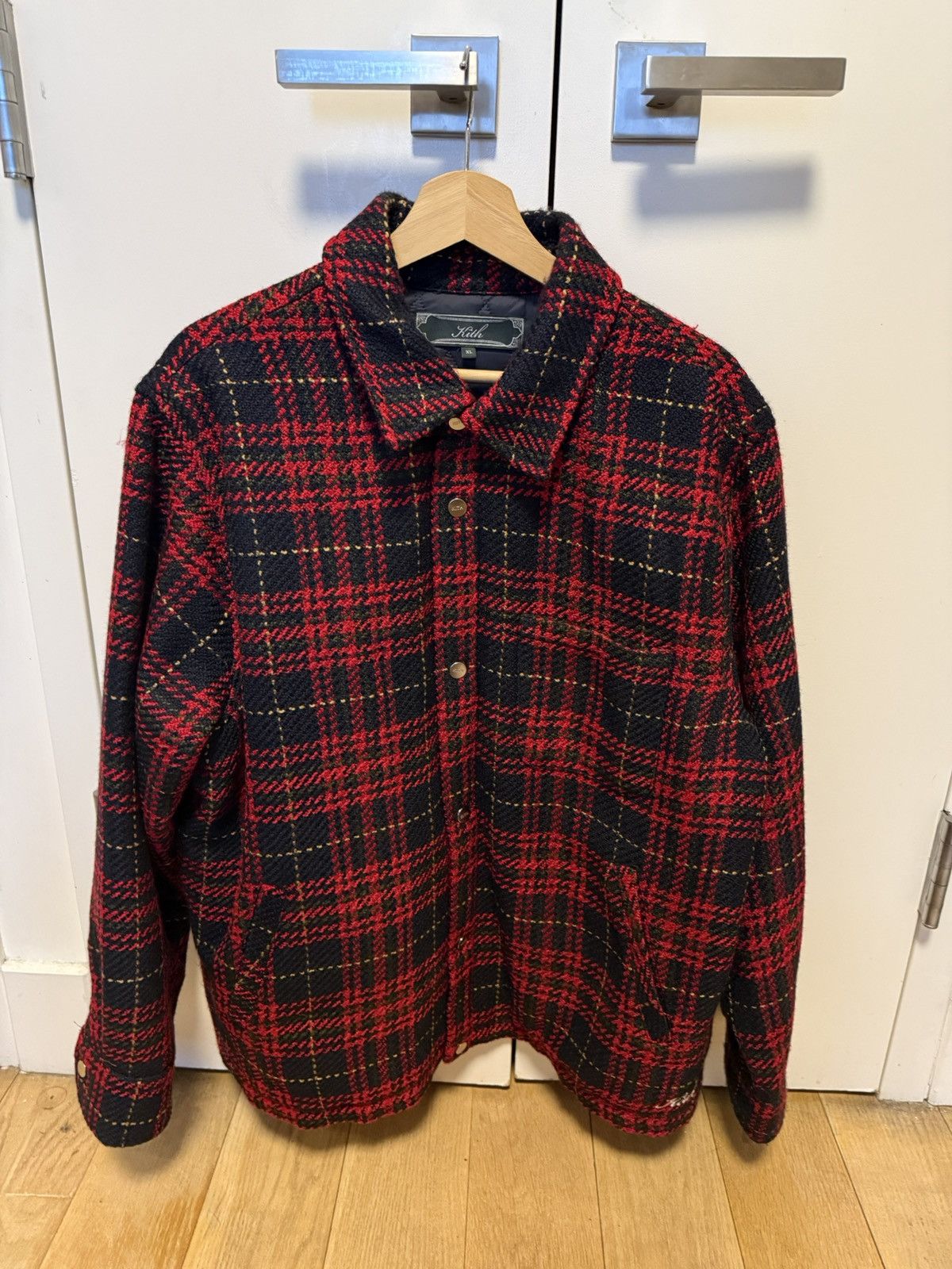 Kith Kith Patchwork Brixton Puffed Shirt Jacket | Grailed
