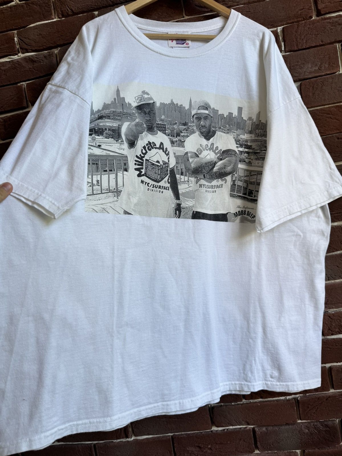 Band Tees Mobb Deep Milkcrate Grail 3XL Band Rap Tee Y2k 00s Vintage Size US XXL / EU 58 / 5 - 3 Thumbnail