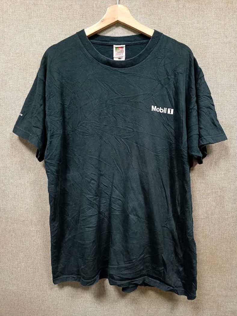 Mercedes-Benz vintage t shirt Mobile 1 West McLaren Mercedes Size US XL / EU 56 / 4 - 2 Thumbnail