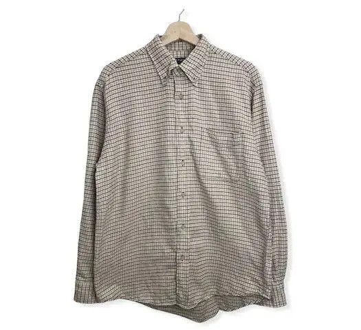 Flannel Japanese Brand Uniqlo Plaid Tartan Flannel Shirt Size US M / EU 48-50 / 2 - 1 Thumbnail