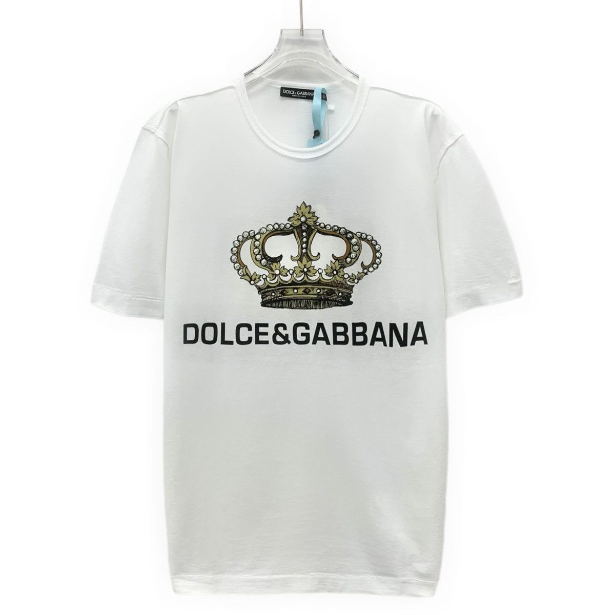 Dolce & Gabbana Dolce & Gabbana Crown Short Sleeve T-shirt K26WX Size US L / EU 52-54 / 3 - 1 Thumbnail