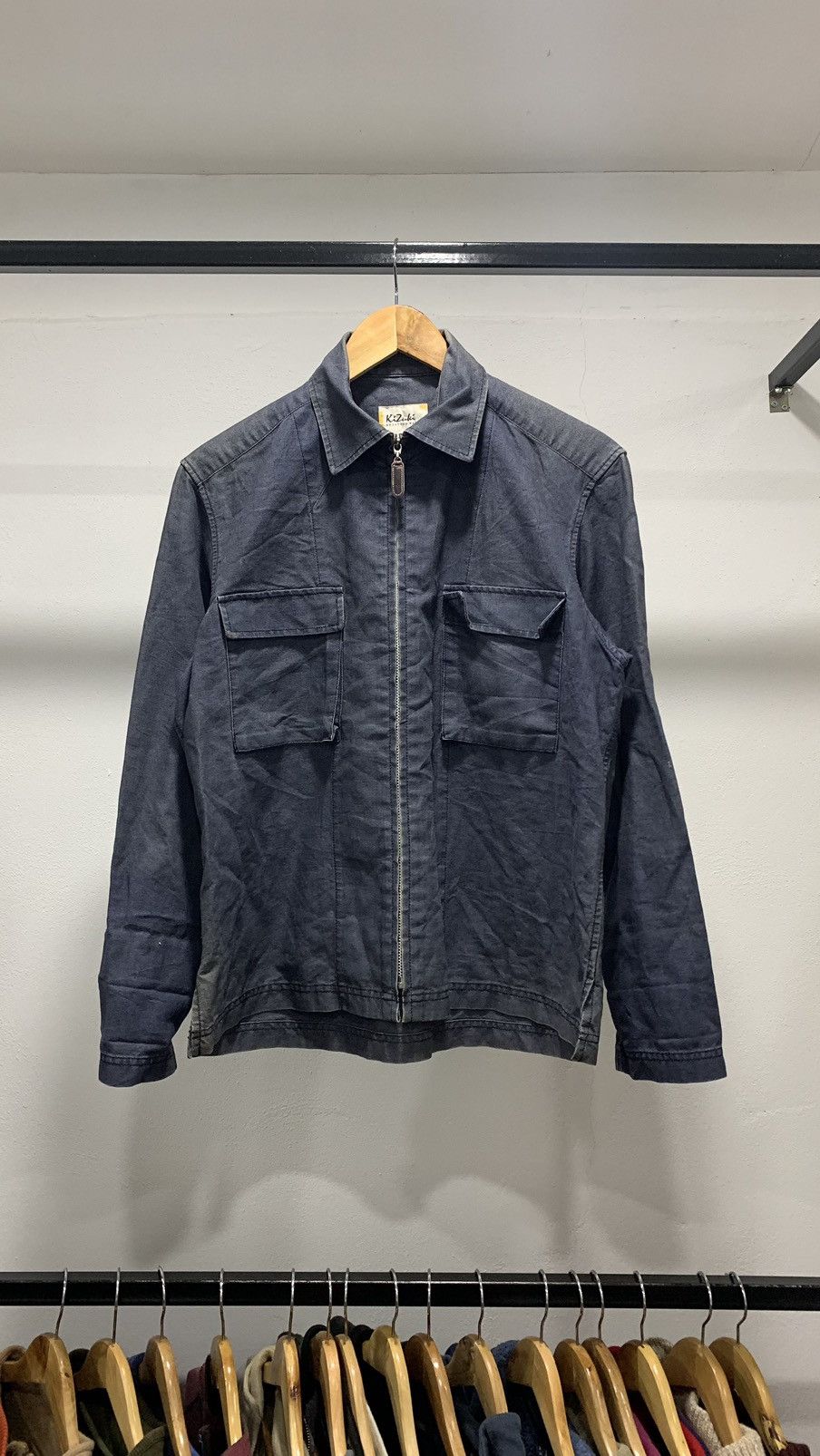 Designer × Japanese Brand × Vintage Kazutaka Kato Kizuki Casual Jacket Double Pocket Size US M / EU 48-50 / 2 - 1 Thumbnail