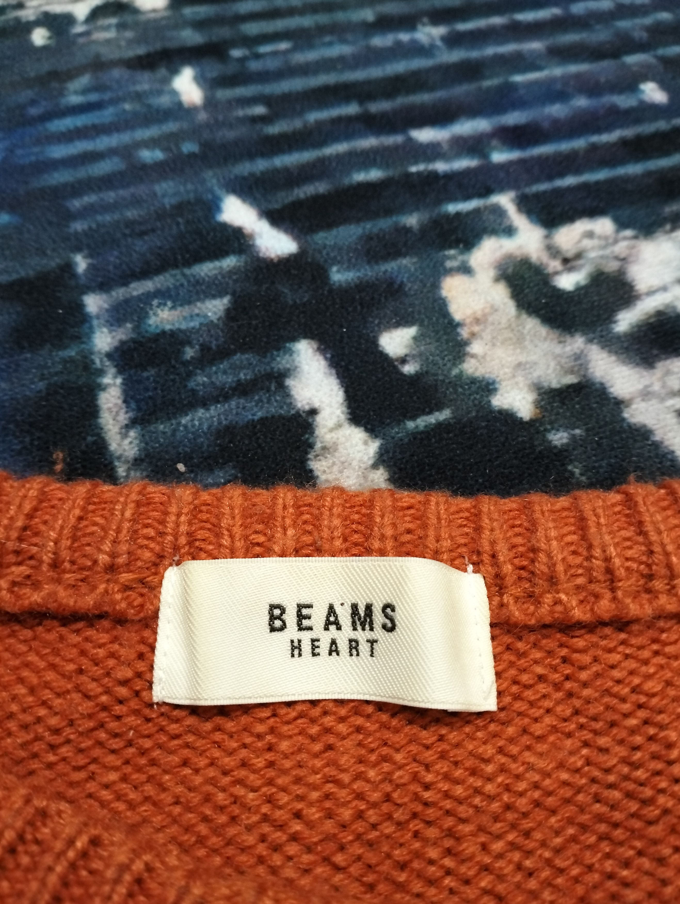 Beams Plus × If Six Was Nine × Le Grande Bleu (L.G.B.) Beams heart Fur Knitwear sweater Size S / US 4 / IT 40 - 5 Thumbnail