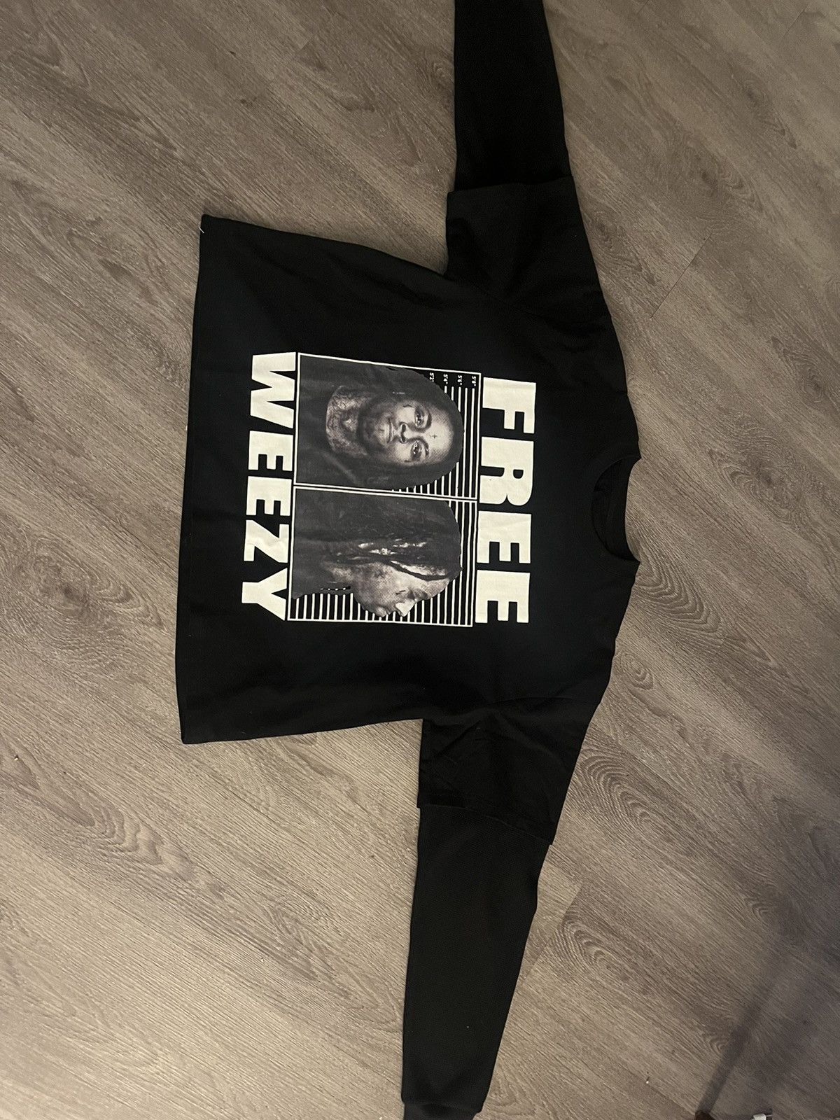 image of The Gv Gallery Rasberry Hills/gv Gallery “Free Weezy” Tee in Black, Men's (Size Small)