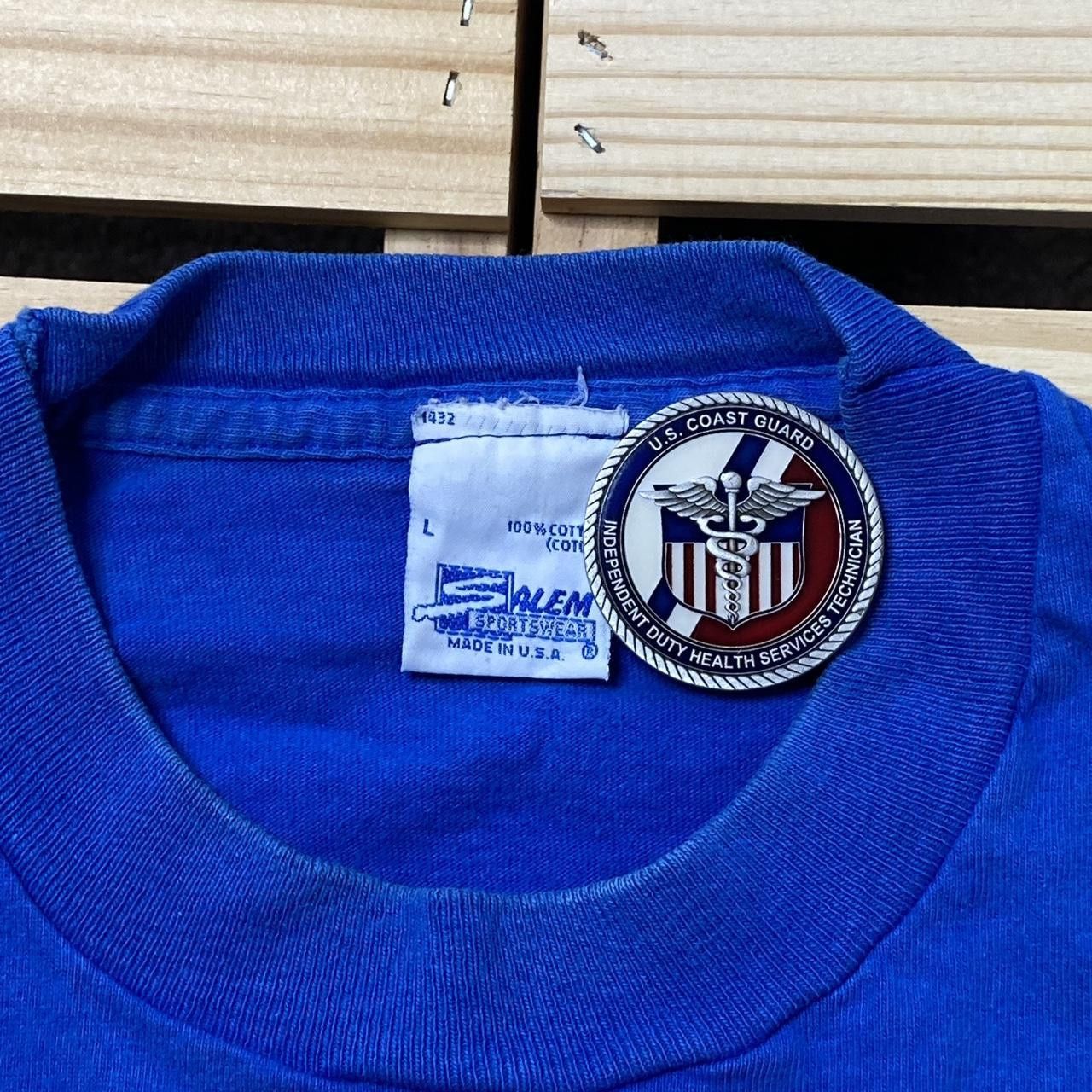 Salem Sportswear Vintage University of Kentucky Blue College Tee Size Large Size US L / EU 52-54 / 3 - 4 Thumbnail