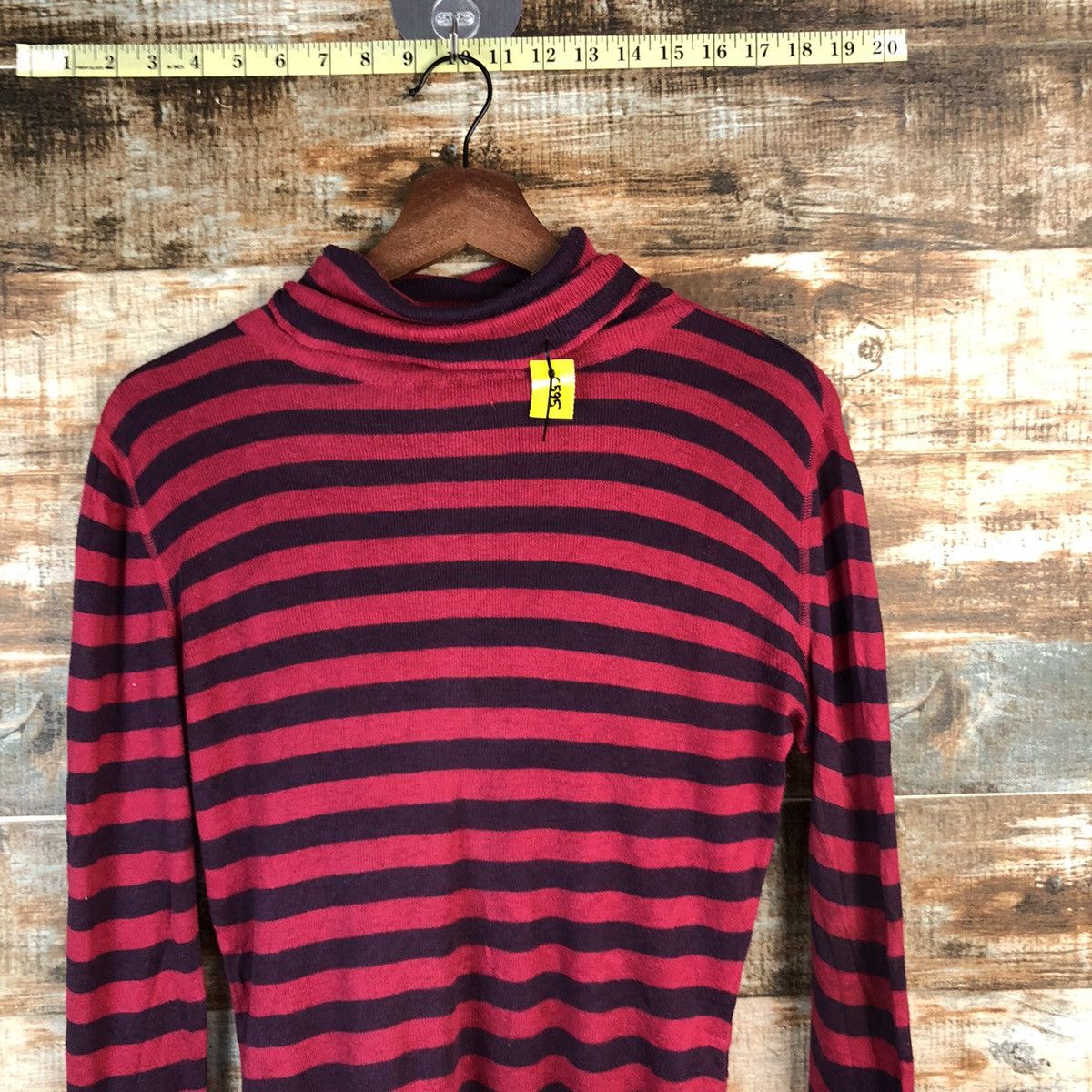 Solid & Striped DL Civilise Stripe Red like kurt cobain Knitwear #C595 Size M / US 6-8 / IT 42-44 - 5 Thumbnail