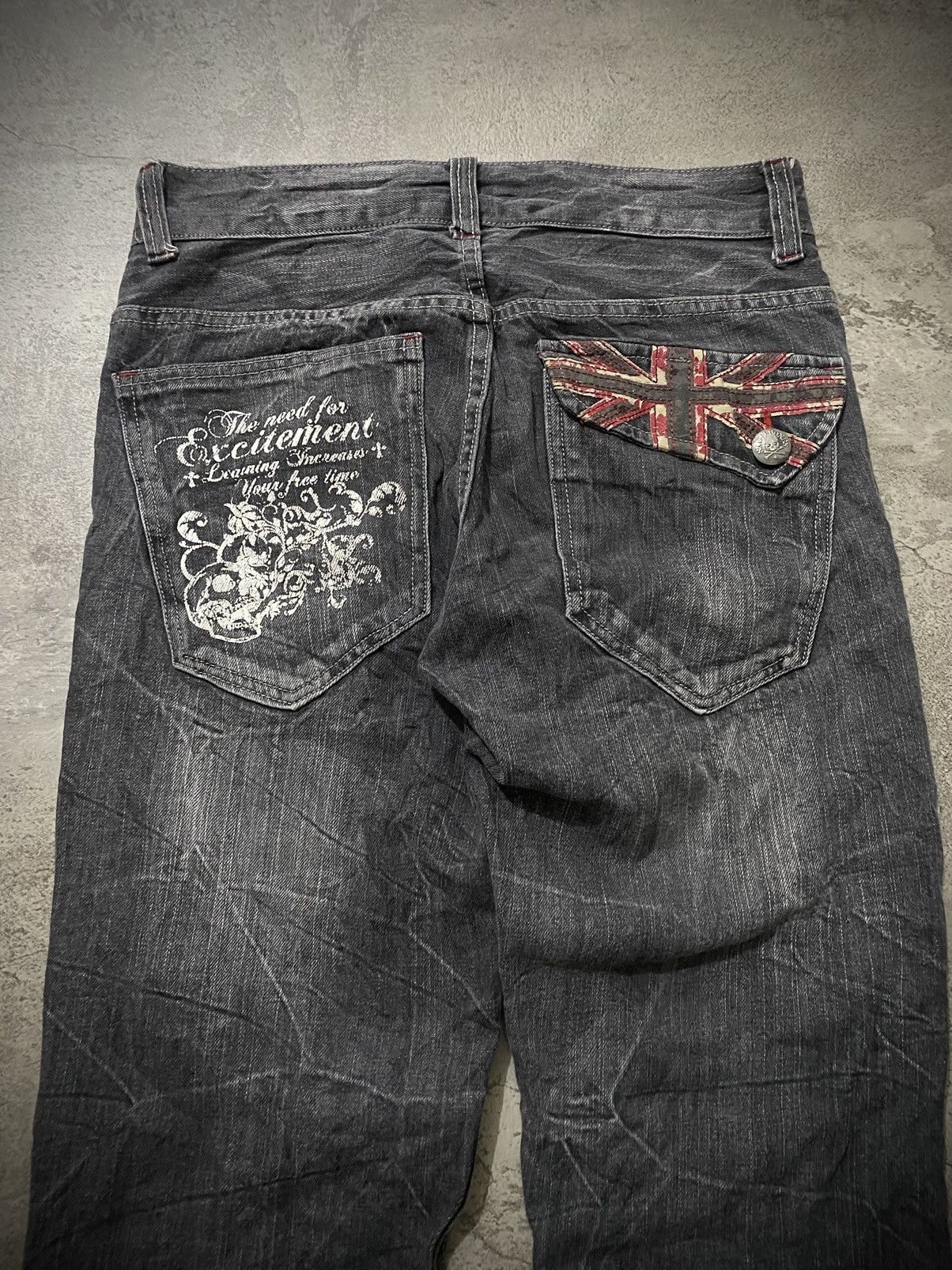 Tornado Mart Lace up rootthree vkei style bootcut jeans Size US 30 / EU 46 - 4 Thumbnail