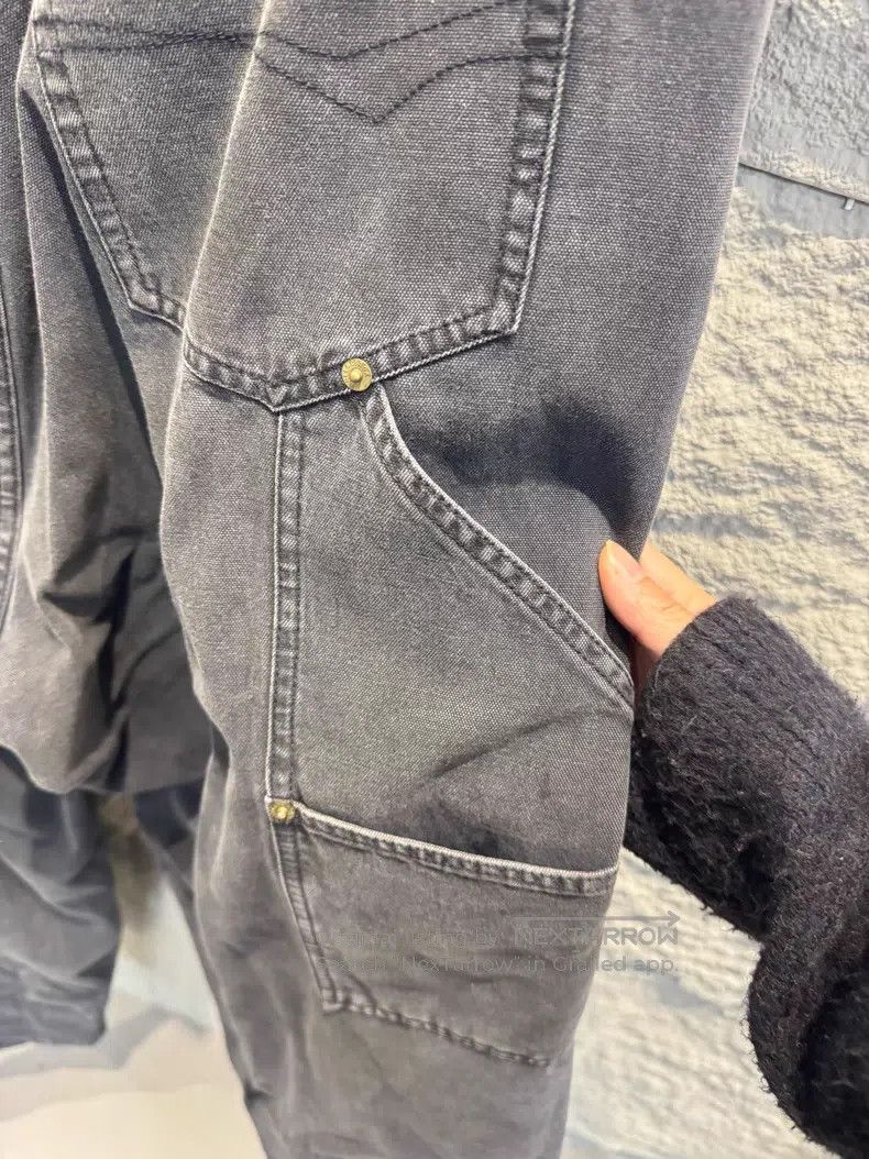 Balenciaga Balenciaga Slash Destroyed Logger Work Pants Size US 28 / EU 44 - 5 Thumbnail