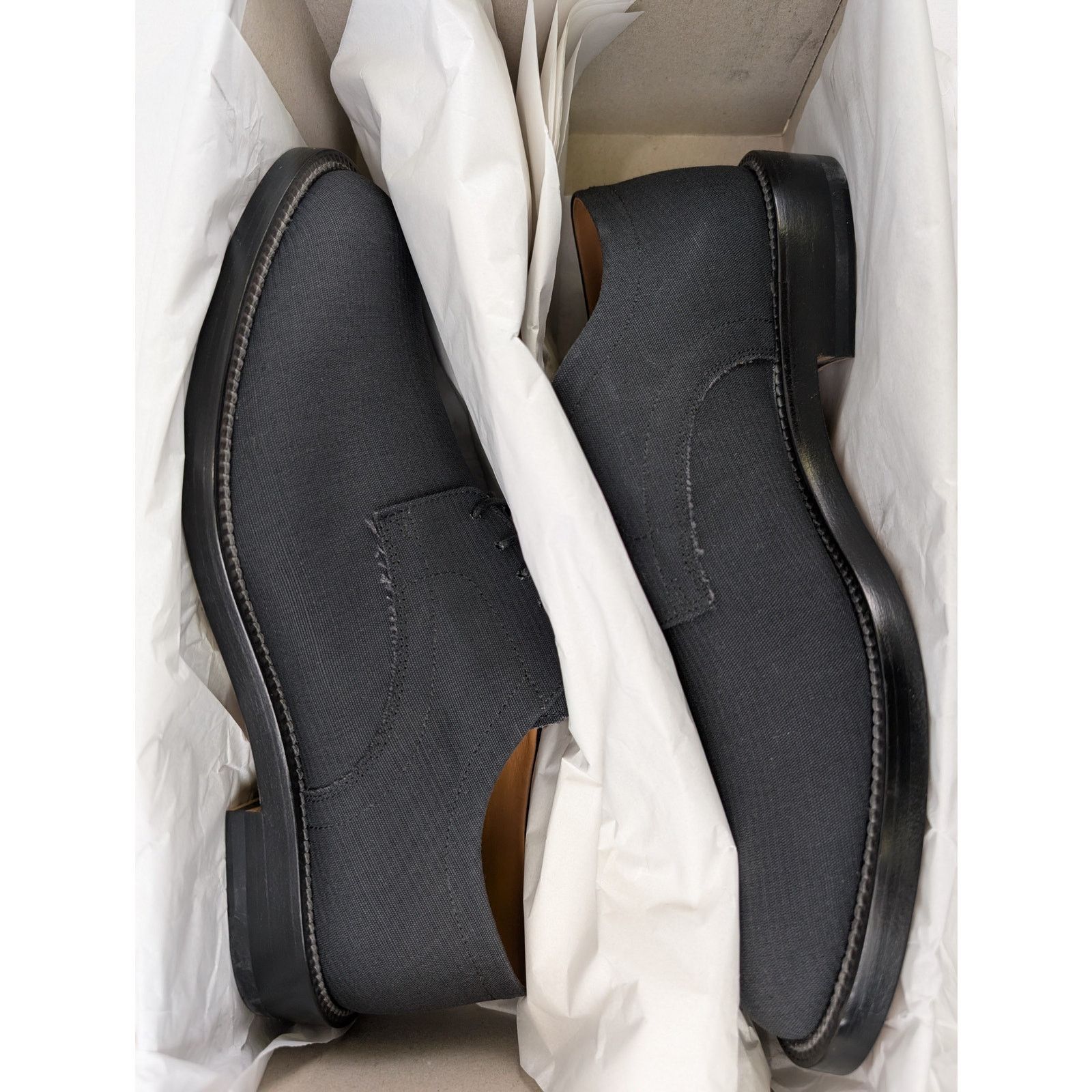 Maison Margiela o1rshd1 Lace-Up Leather Derbys in Nero Size US 9 / EU 42 - 18 Thumbnail