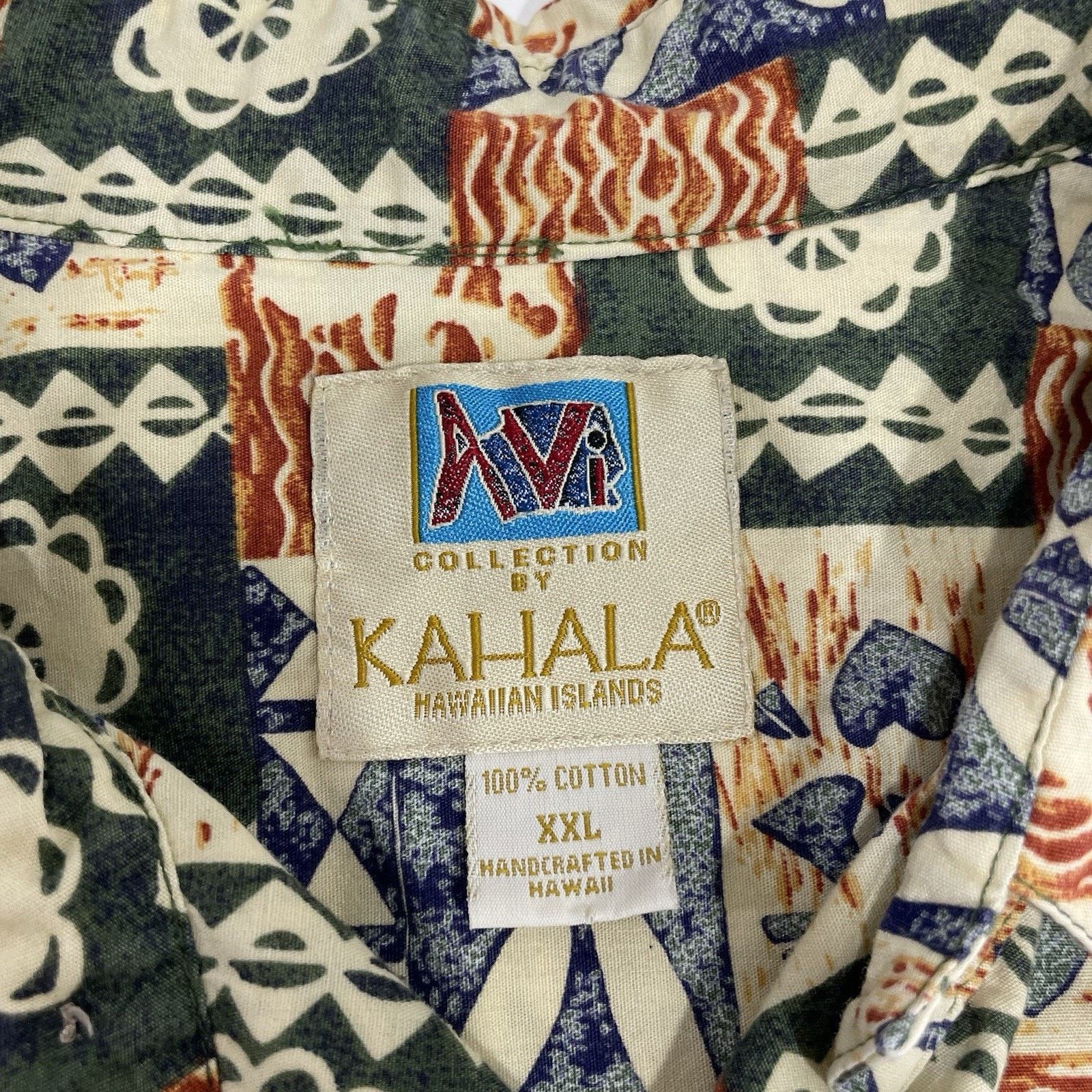 Reyn Spooner VTG Handmade Avi Collection Kahala Hawaiian Tribal Shirt 2XL Size US XXL / EU 58 / 5 - 1 Thumbnail