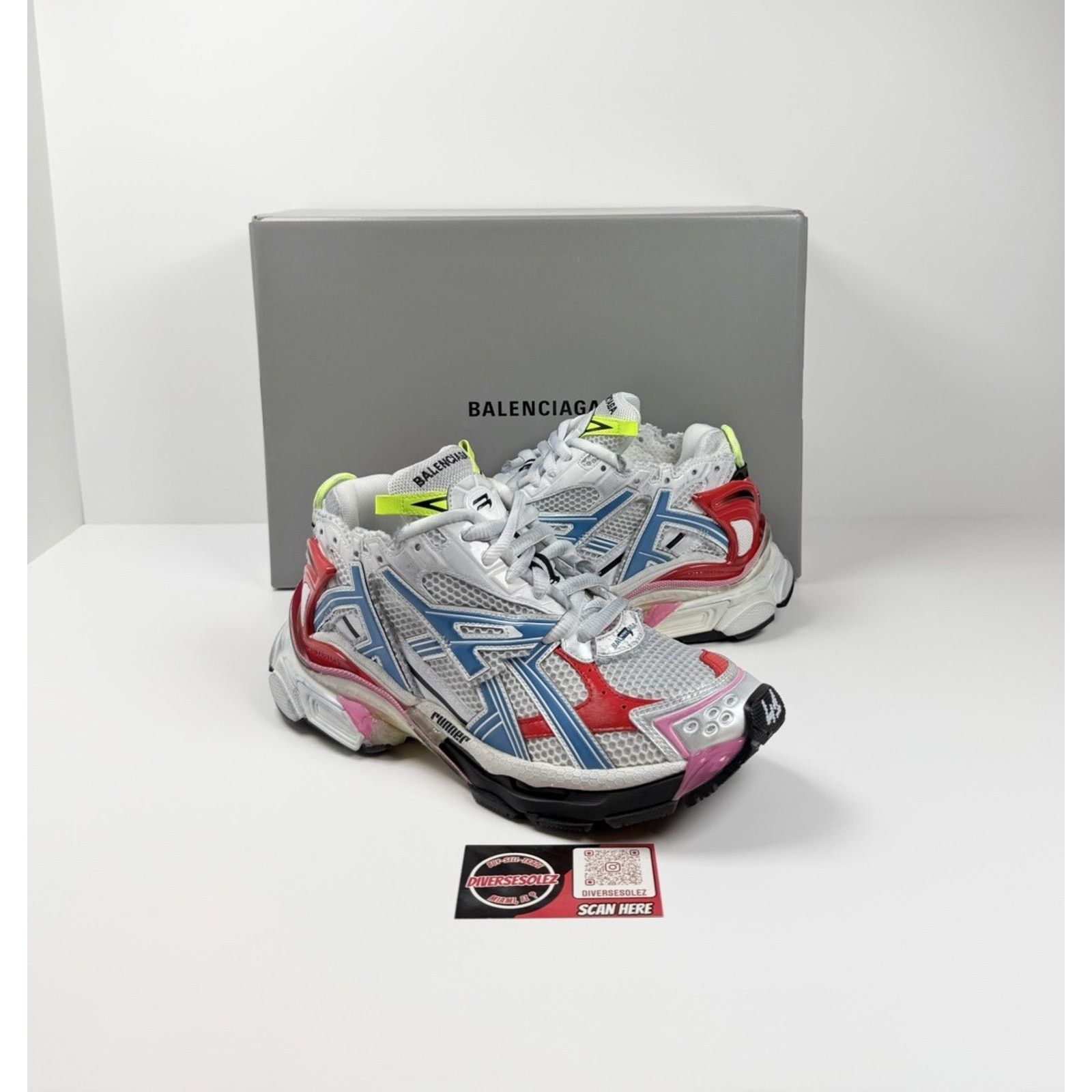Balenciaga Size 41EU/8US - Balenciaga Runner Multicolor NEW! Size US 8 / EU 41 - 1 Thumbnail