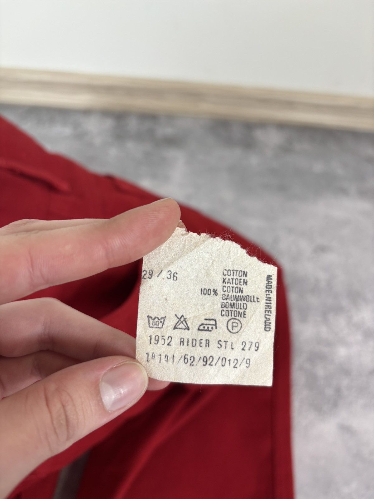 Lee Vintage 1980s Lee Riders 1952 Red Denim Jeans Straight Leg Size US 29 - 10 Thumbnail