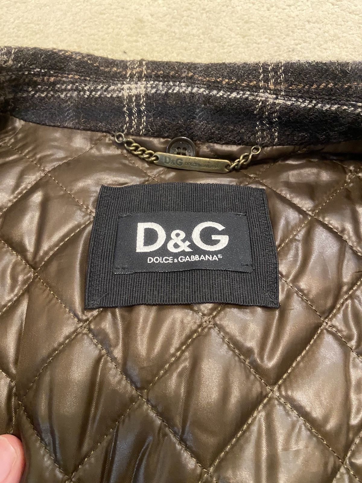 Dolce & Gabbana Dolce & Gabbana wool short coat 2 in 1 Size US L / EU 52-54 / 3 - 11 Thumbnail