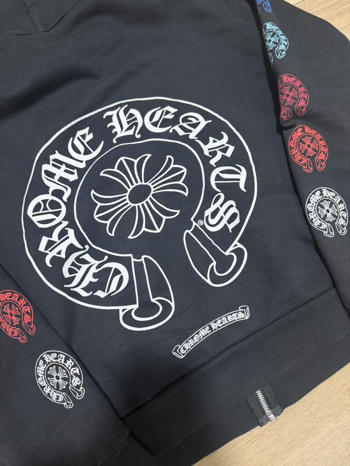 Chrome Hearts Chrome hearts multi color horseshoe zip up Size US XS / EU 42 / 0 - 7 Thumbnail