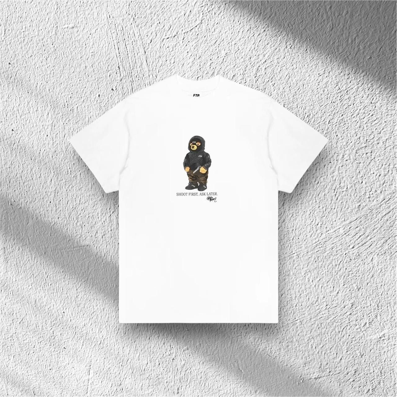 Fuck The Population Ftp Hooded Bear Tee Size US XL / EU 56 / 4 - 1 Preview