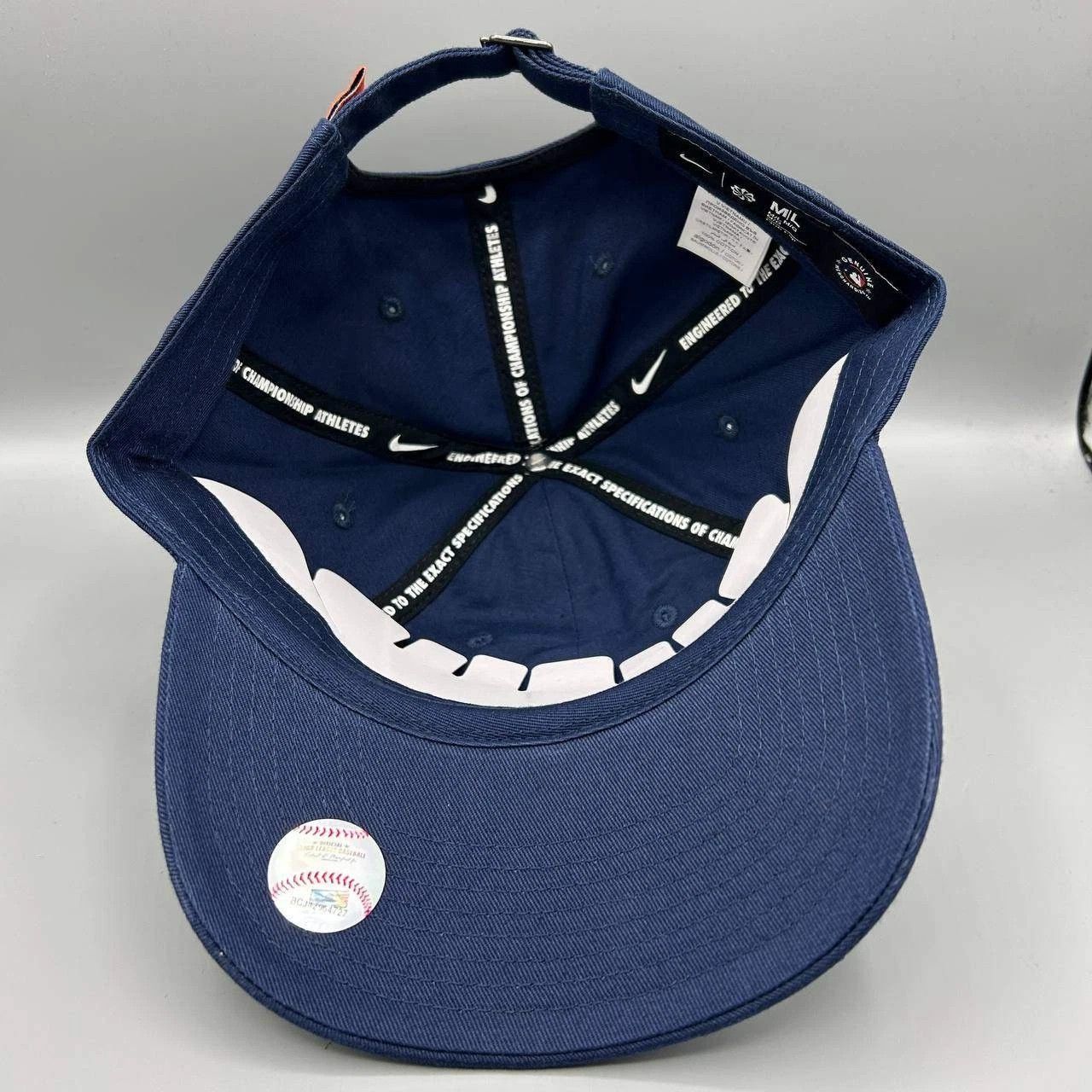 Nike Houston Astros x Nike Club Hat Men M-L Strap Back Cap Cotton Size ONE SIZE - 4 Thumbnail