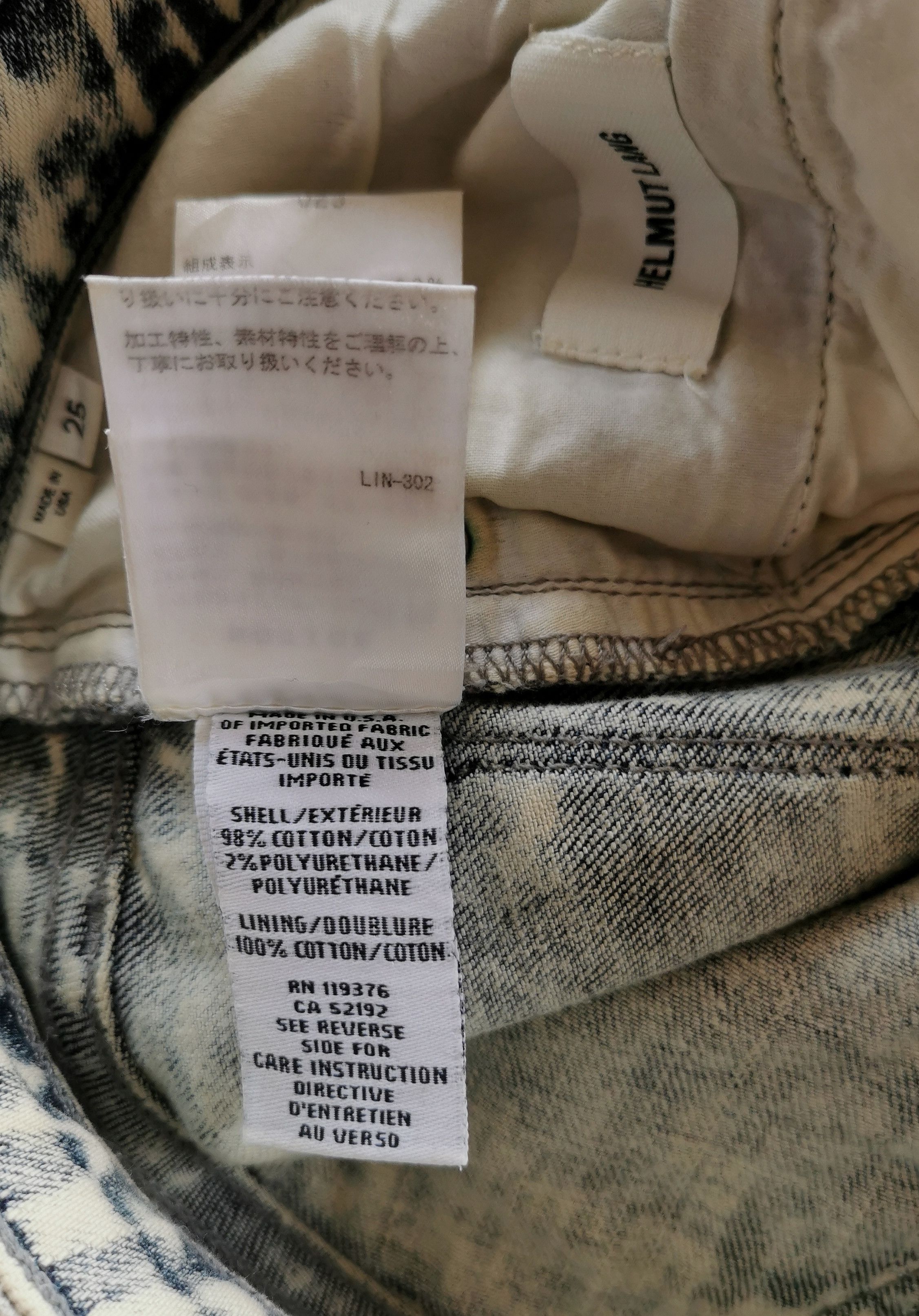Helmut Lang Helmut Lang Sky Wash Crop Skinny Jeans Ankle Zip Made In Usa Size 26" / US 2 / IT 38 - 11 Thumbnail