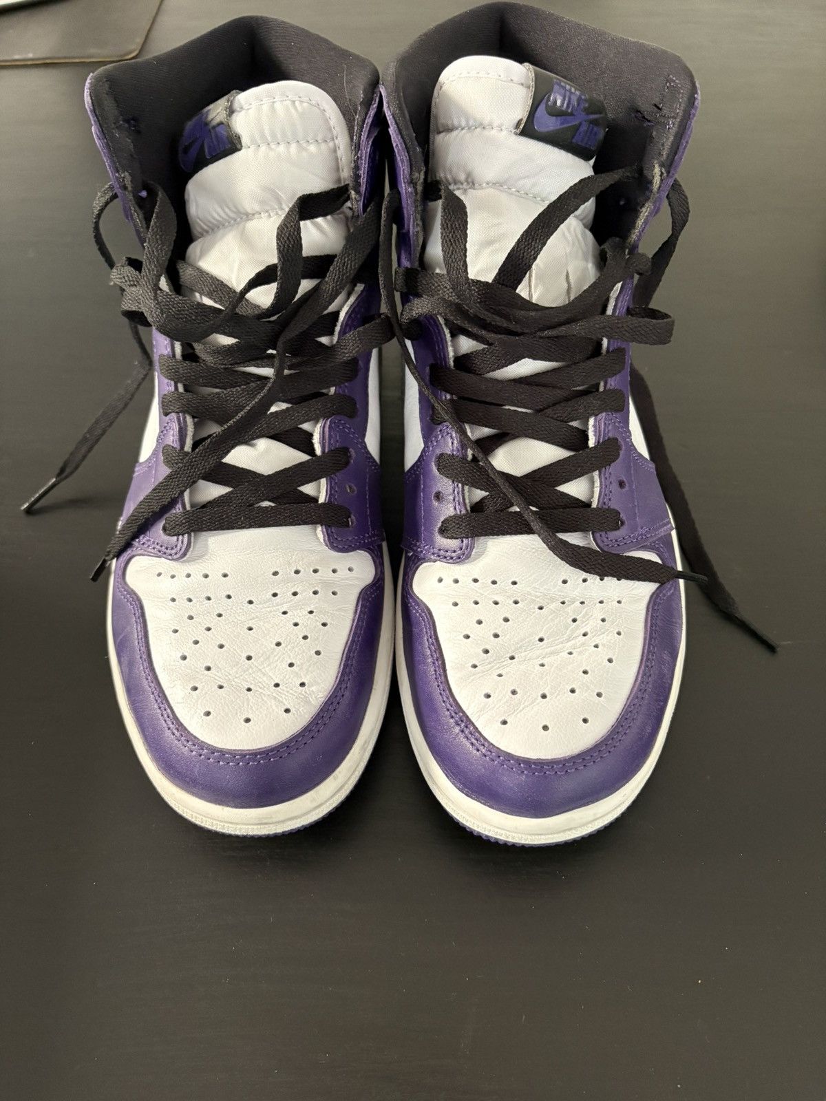 Nike Jordan 1 Court Purple 2.0 sz 9.5 Size US 9.5 / EU 42-43 - 3 Thumbnail
