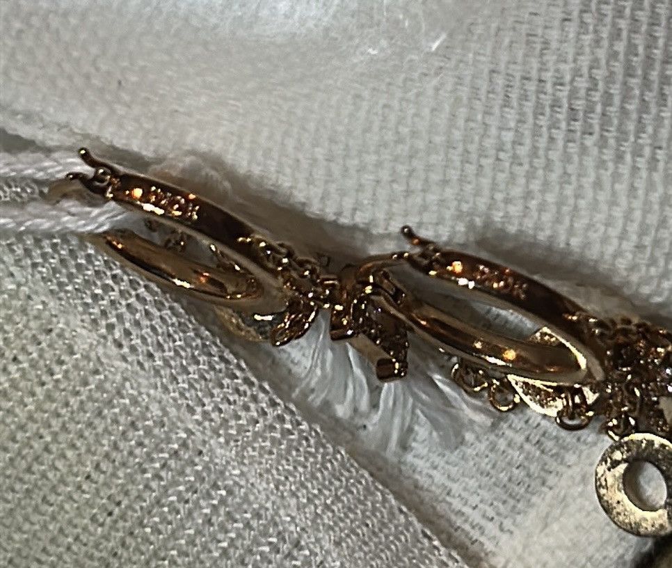 Dior Dio(r)evolution Earrings Pink-Finish Metal and Pink Crystals Size ONE SIZE - 7 Thumbnail