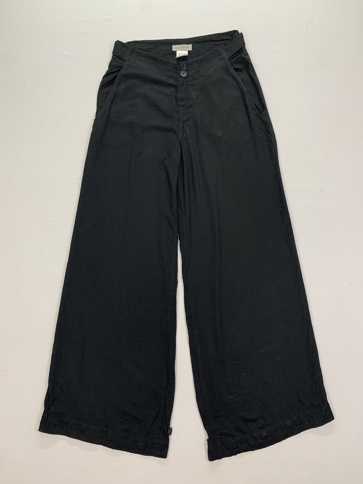 Very rare 🔥 YOHJI YAMAMOTO SIGNATURE WOOL WIDE PANTS