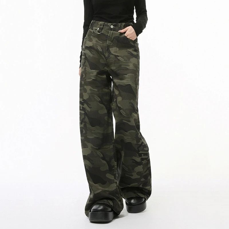 Jean Camouflage Printing Male Straight Denim Size US 32 / EU 48 - 1 Thumbnail