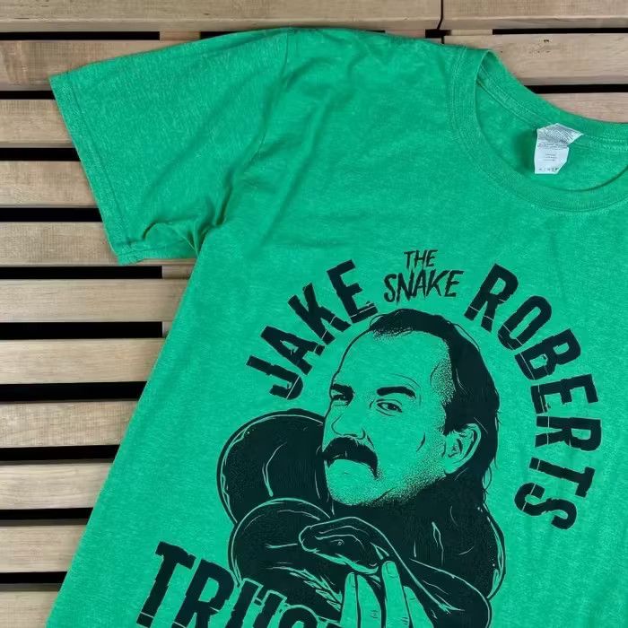 Vintage Mens Vintage T Shirt Jake Roberts Size XL Size US XL / EU 56 / 4 - 4 Thumbnail
