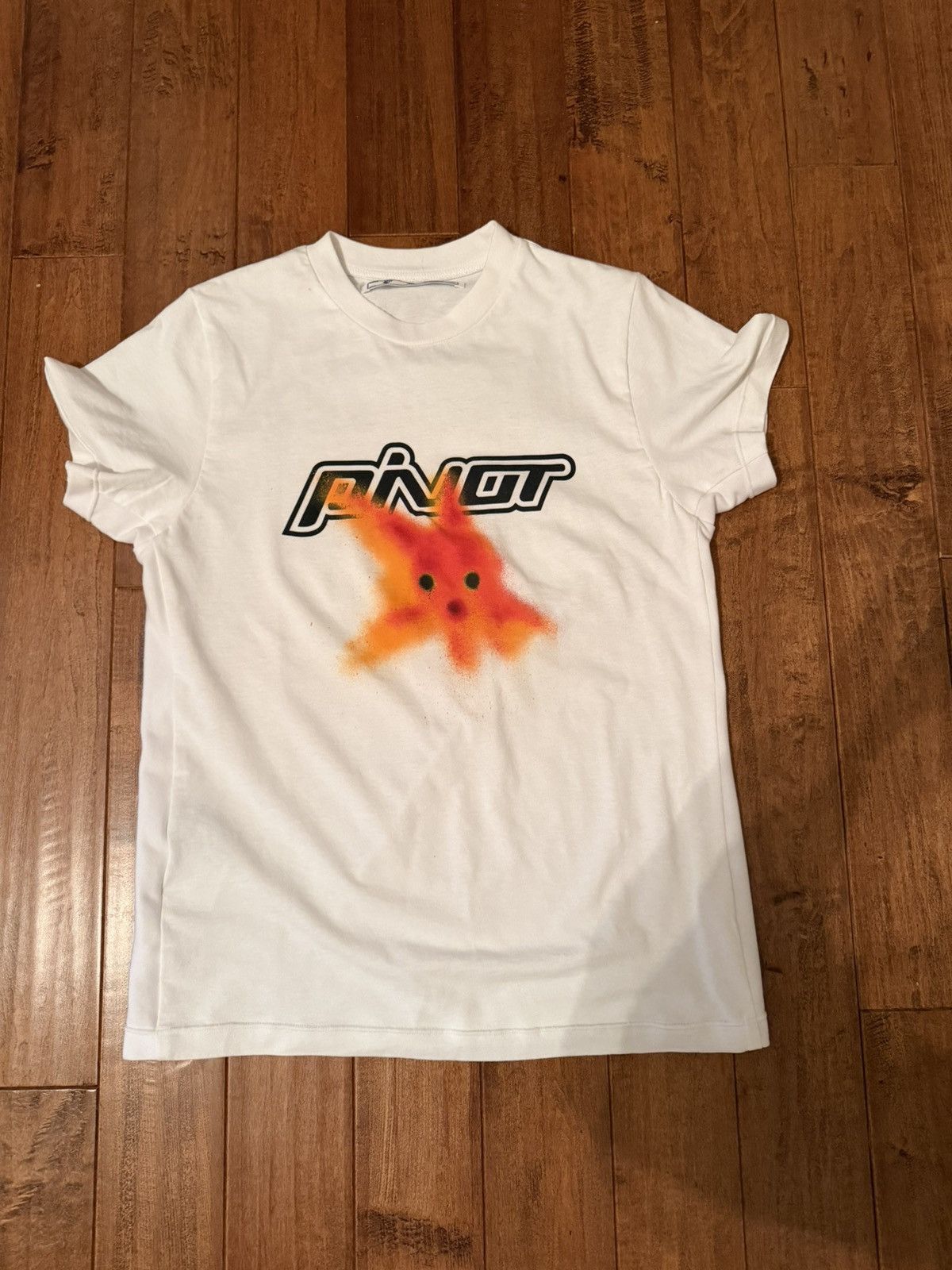Off-White Off-White Pinot Pivot Fish Slim White Tee Size US XS / EU 42 / 0 - 6 Thumbnail