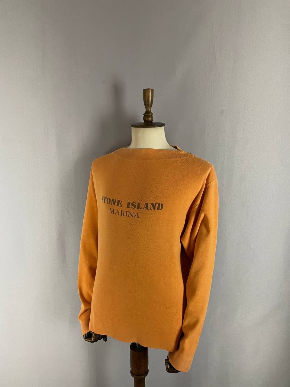 Stone Island Stone Island MARINA Crewneck Sweatshirt Orange Vintage Size US XL / EU 56 / 4 - 1 Thumbnail